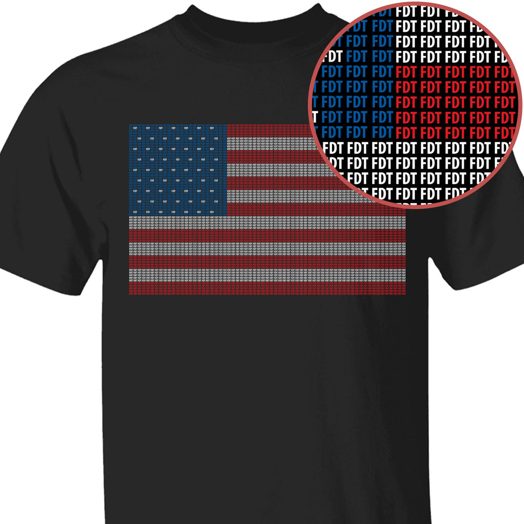 Dezentes FDT-USA-Flagge-Shirt | USA-Flagge-Shirt zum 4. Juli | Anti-Trump Politisches Shirt | Independence Day Shirt 682549