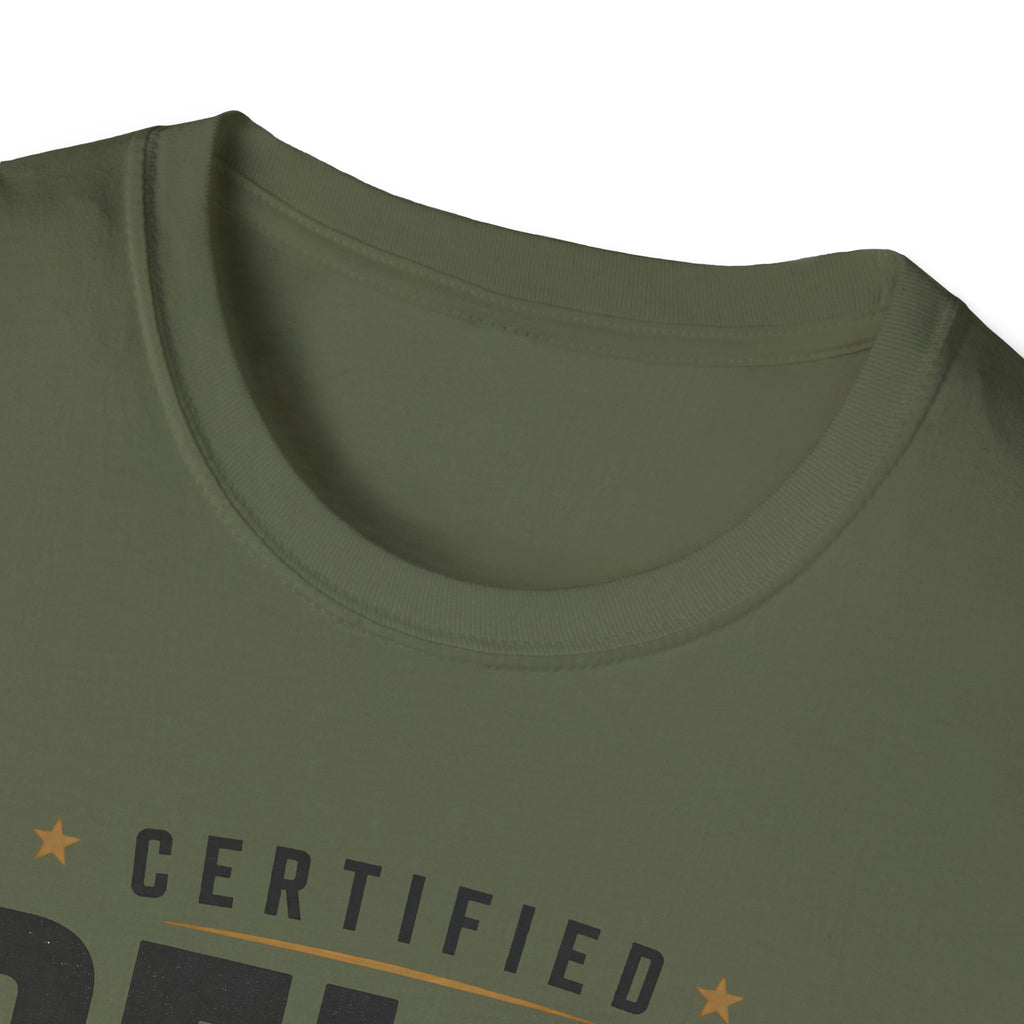 Certified Belly Mechanic Shirt – Funny Dad Mechanic Tee, Blue Collar Humor T-Shirt