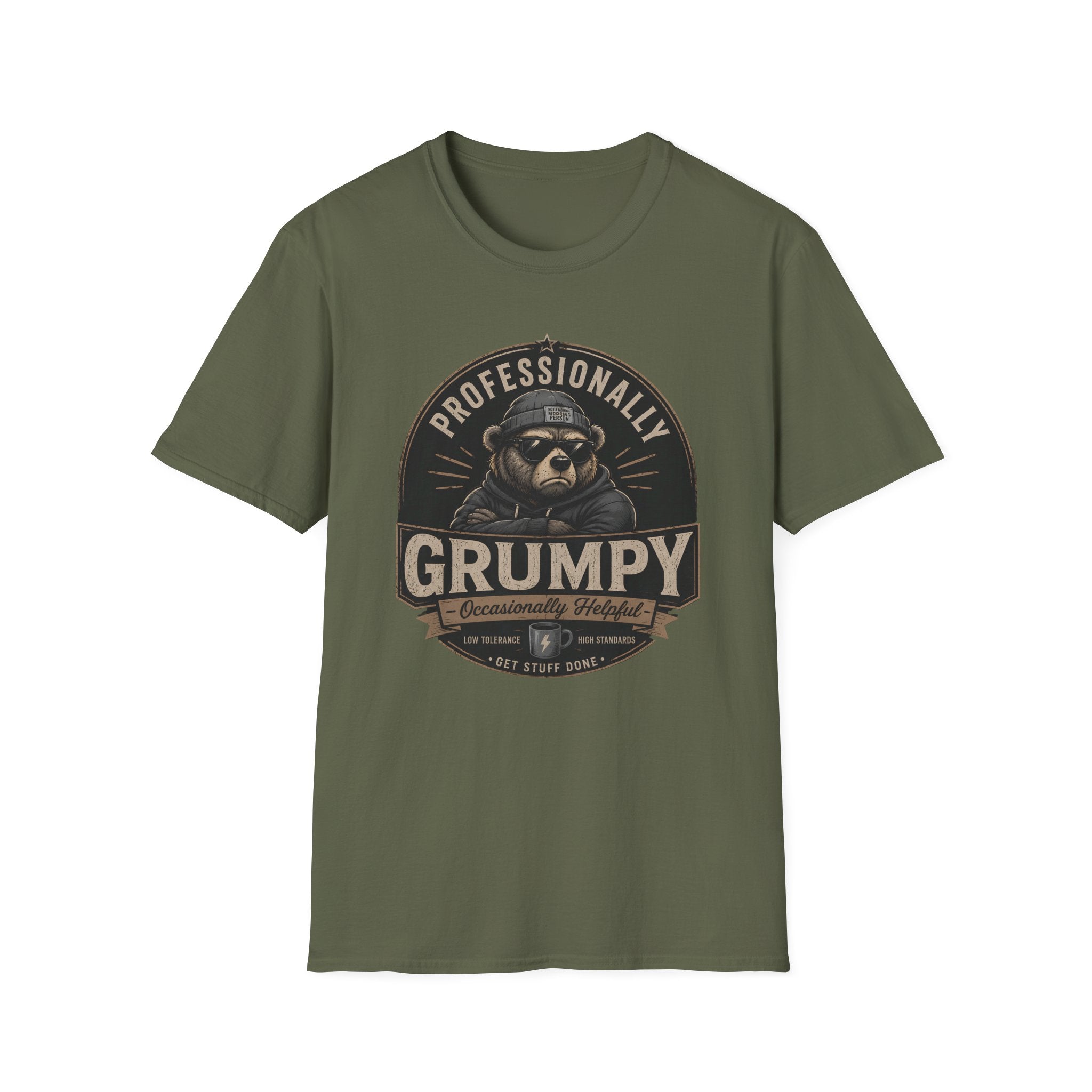Professionally Grumpy Dad T-Shirt — Funny Father's Day Tee