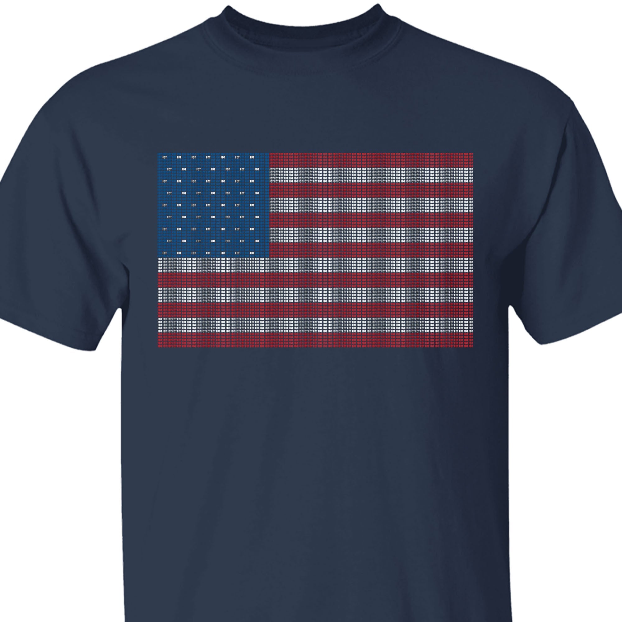 Dezentes FDT-USA-Flagge-Shirt | USA-Flagge-Shirt zum 4. Juli | Anti-Trump Politisches Shirt | Independence Day Shirt 682549