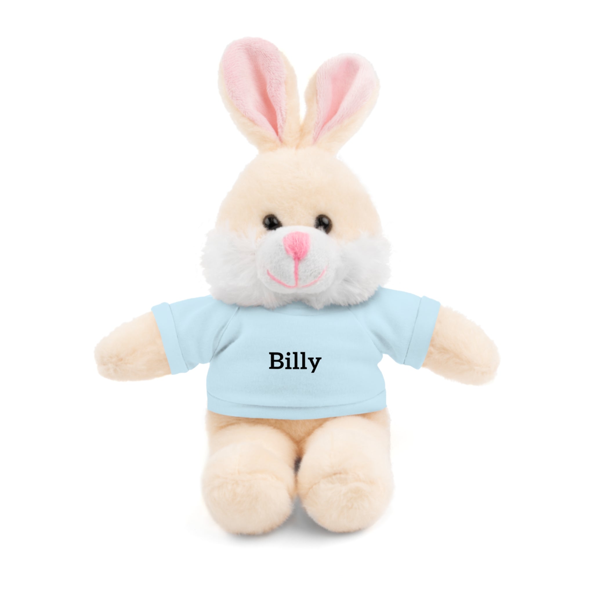 Personalized Stuffed Animal with Tee — Custom Name Plush