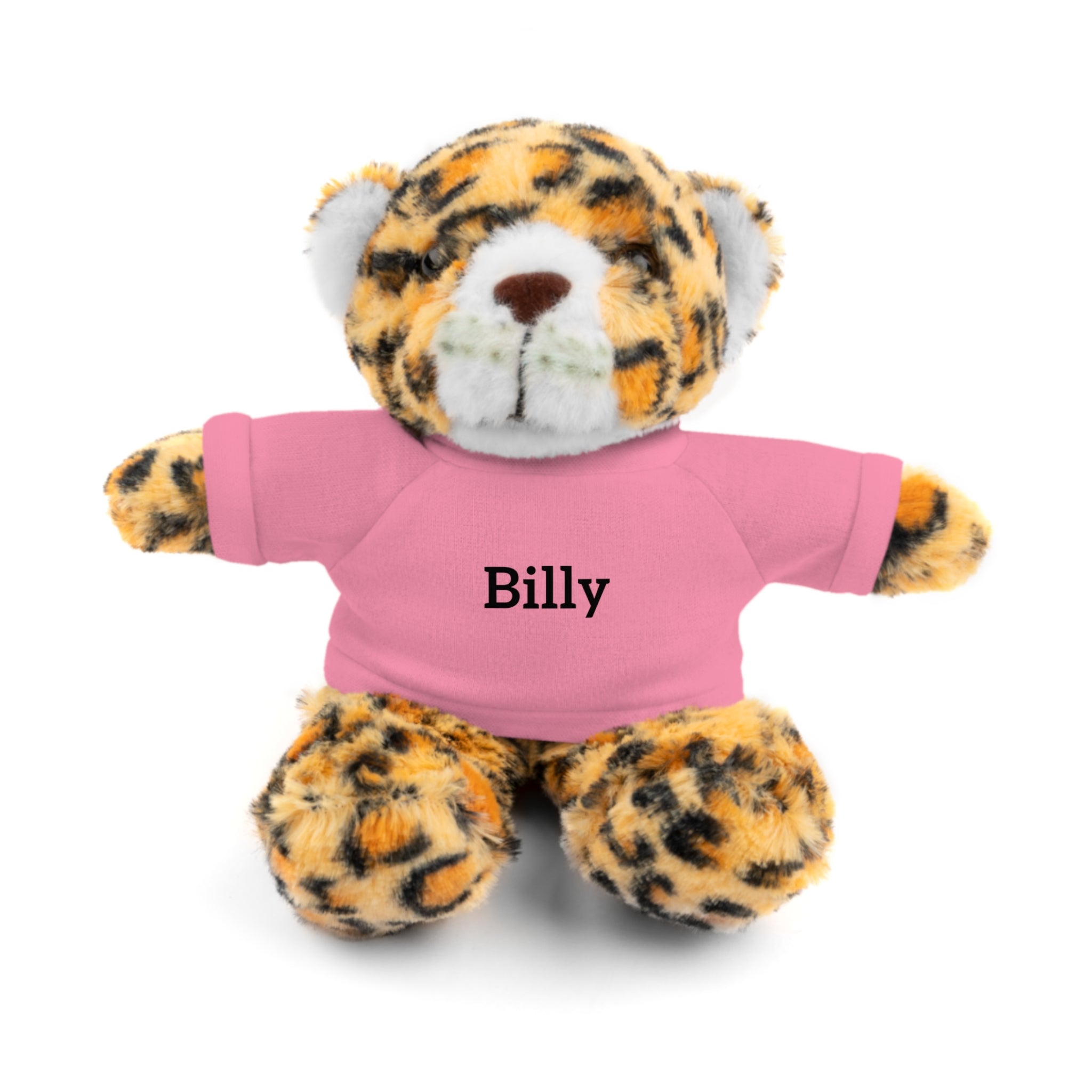 Personalized Stuffed Animal with Tee — Custom Name Plush