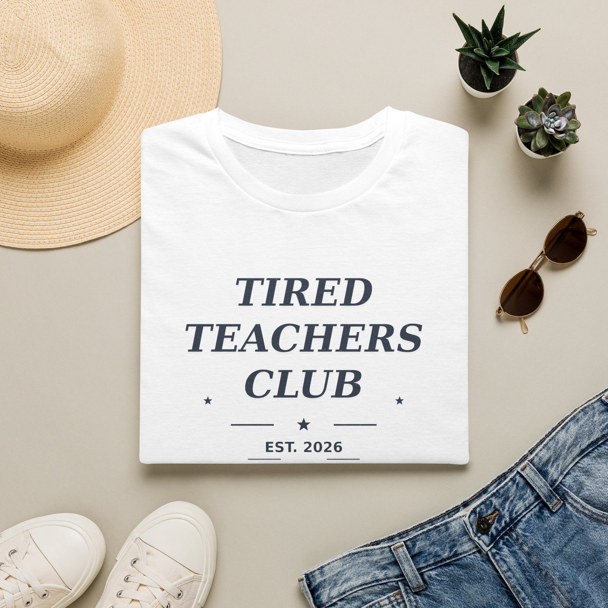 Teacher Classroom Social Club Vintage Tee