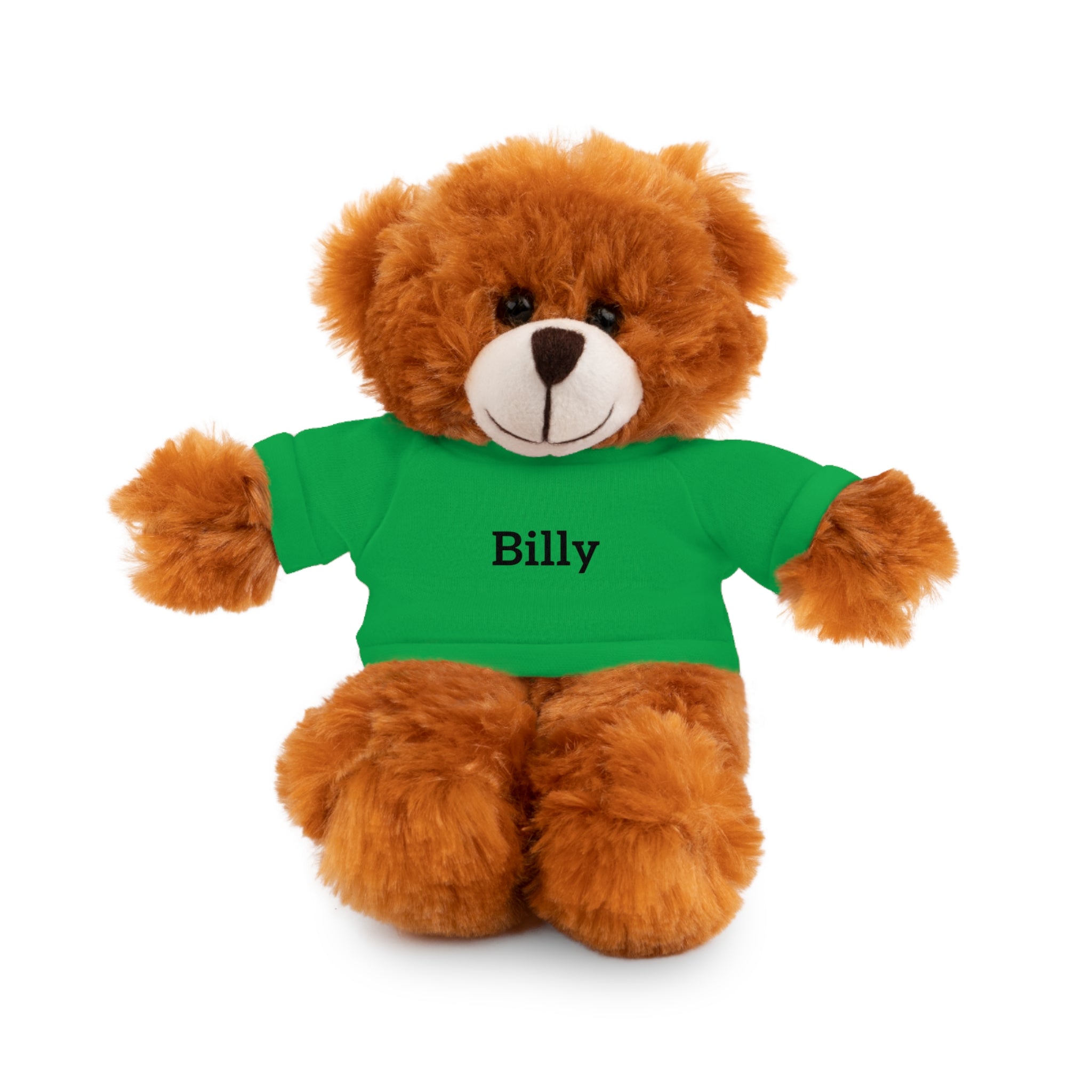 Personalized Stuffed Animal with Tee — Custom Name Plush