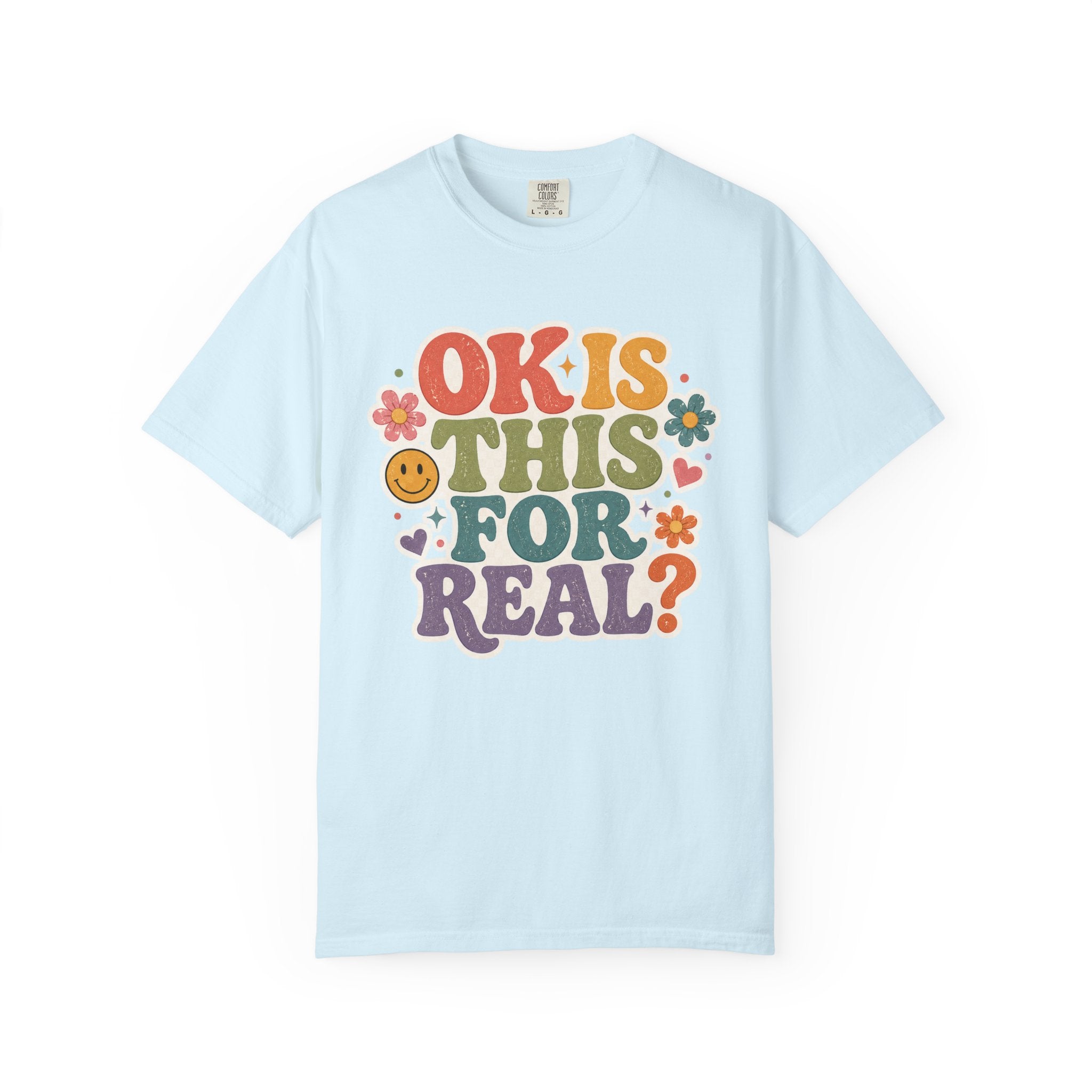 Teacher Rainbow Graphic T-Shirt — Cute School Apple & Pencil Design