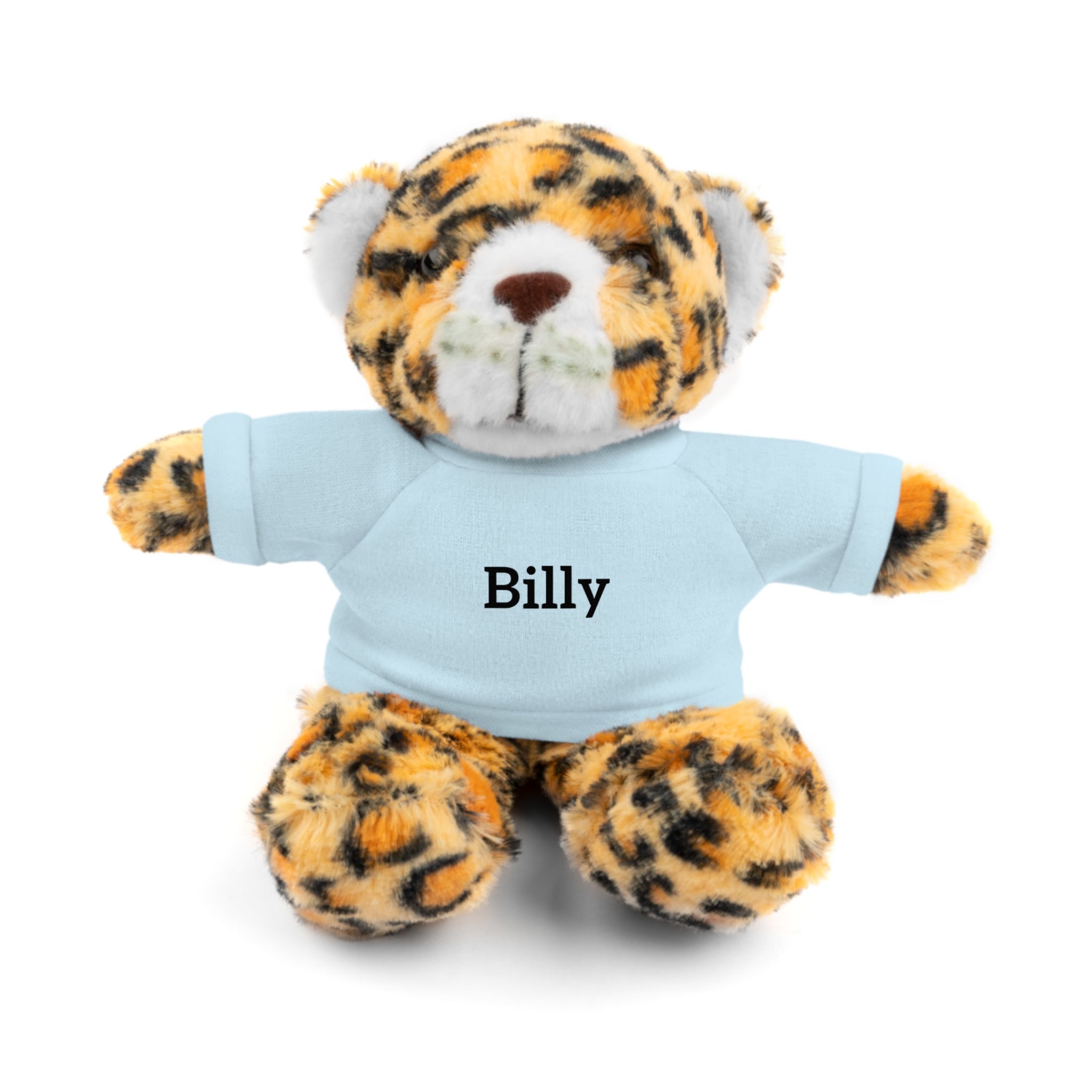 Personalized Stuffed Animal with Tee — Custom Name Plush