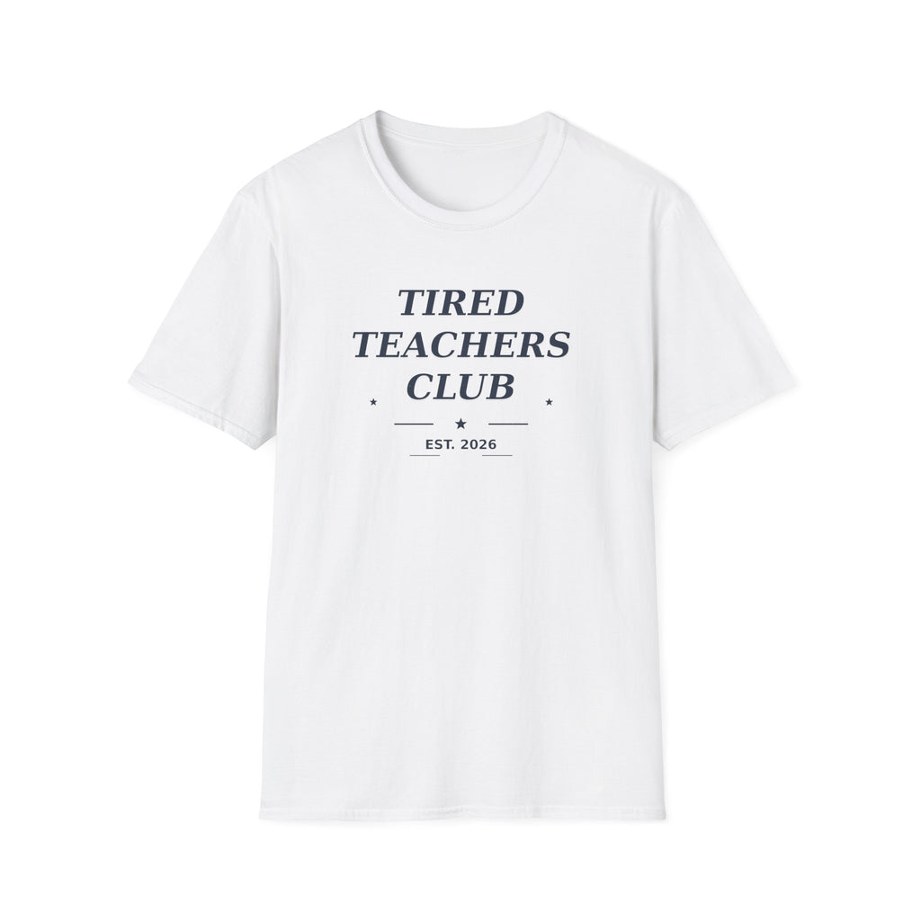 Teacher Graphic Tee Unisex — Classroom Social Club Vintage Comfort T-Shirt 6 phrases 6 different colors