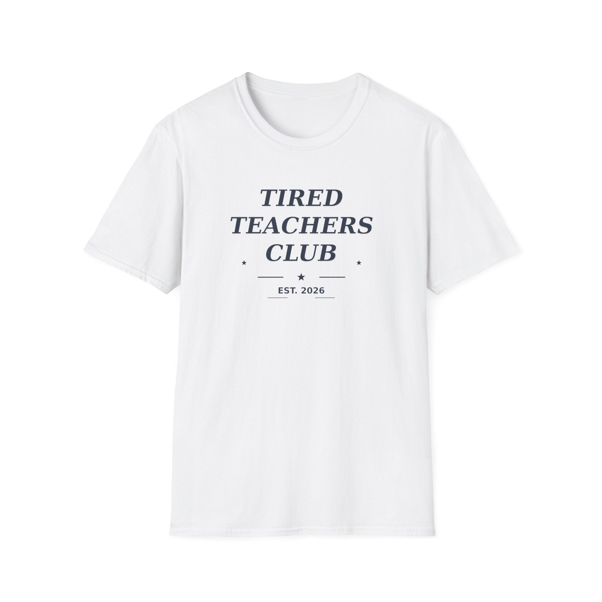 Teacher Graphic Tee Unisex — Classroom Social Club Vintage Comfort T-Shirt 6 phrases 6 different colors