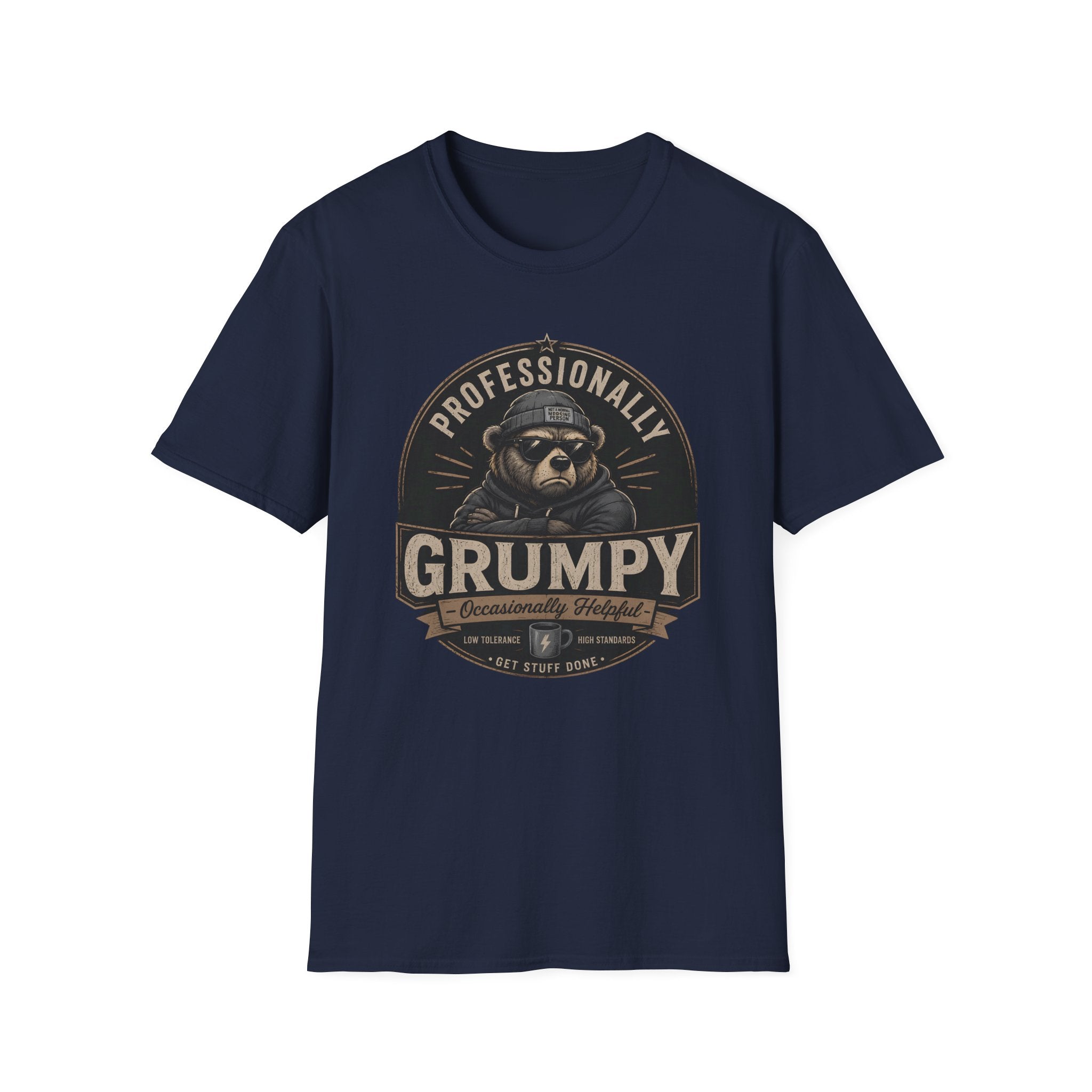 Professionally Grumpy Dad T-Shirt — Funny Father's Day Tee