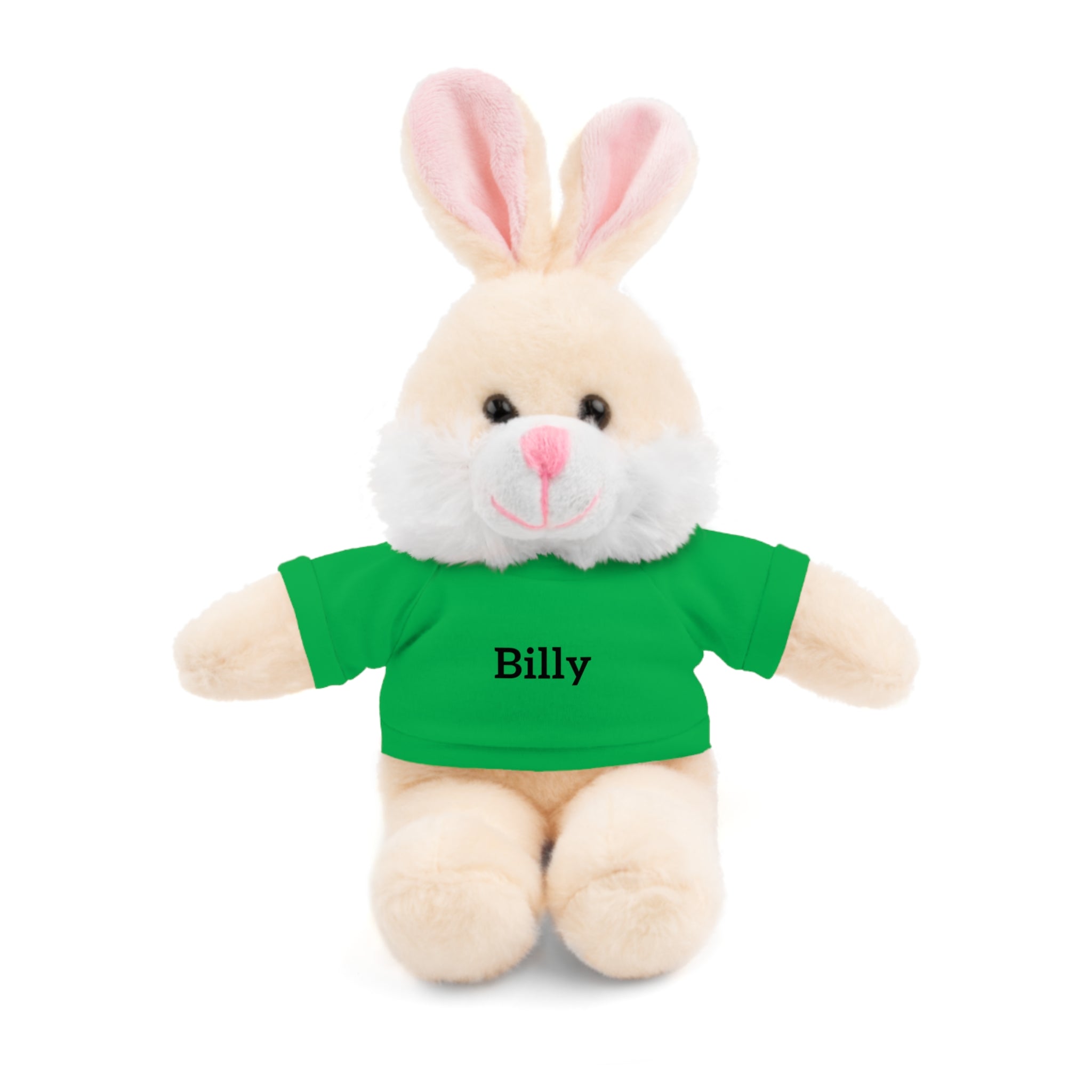 Personalized Stuffed Animal with Tee — Custom Name Plush
