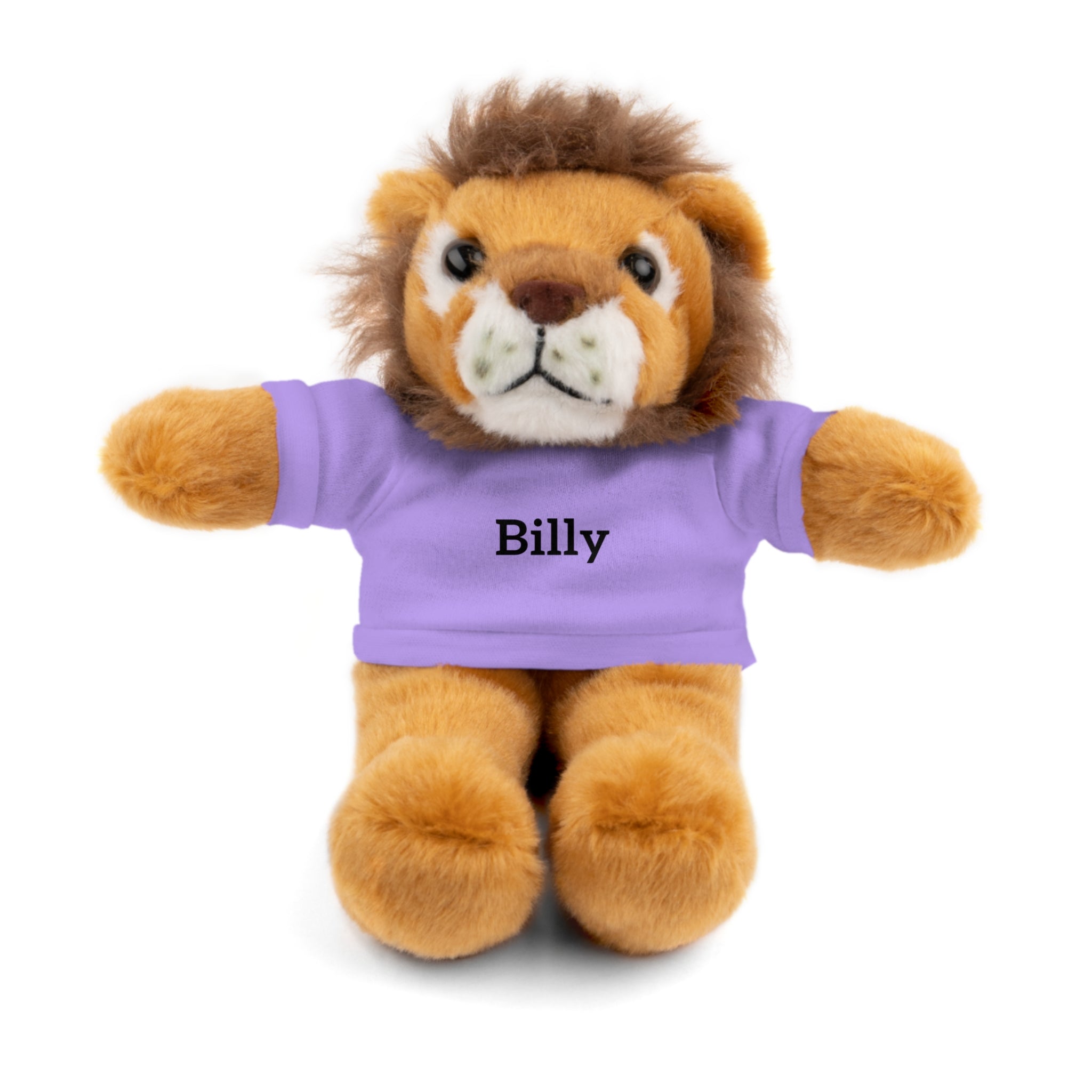 Personalized Stuffed Animal with Tee — Custom Name Plush
