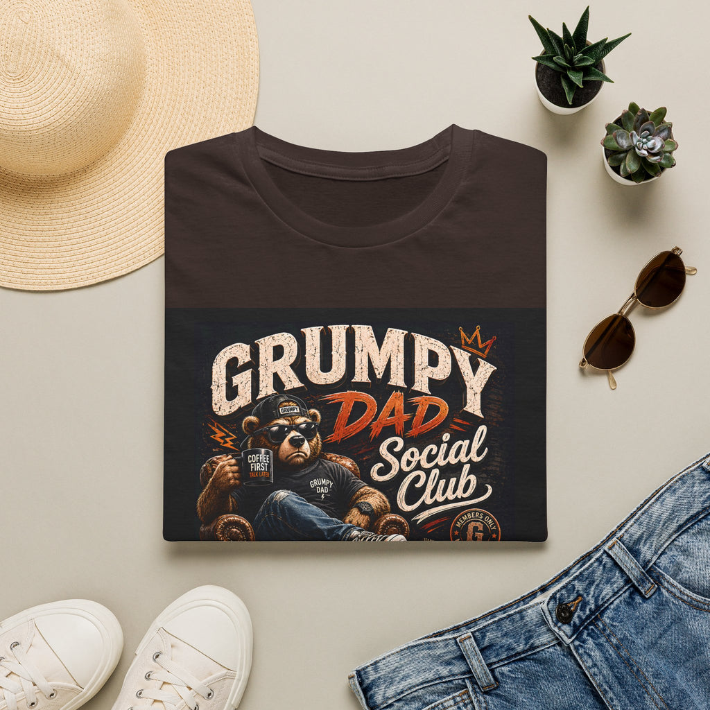 Grumpy Dad Social Club T-Shirt — Funny Fathers Day Tee