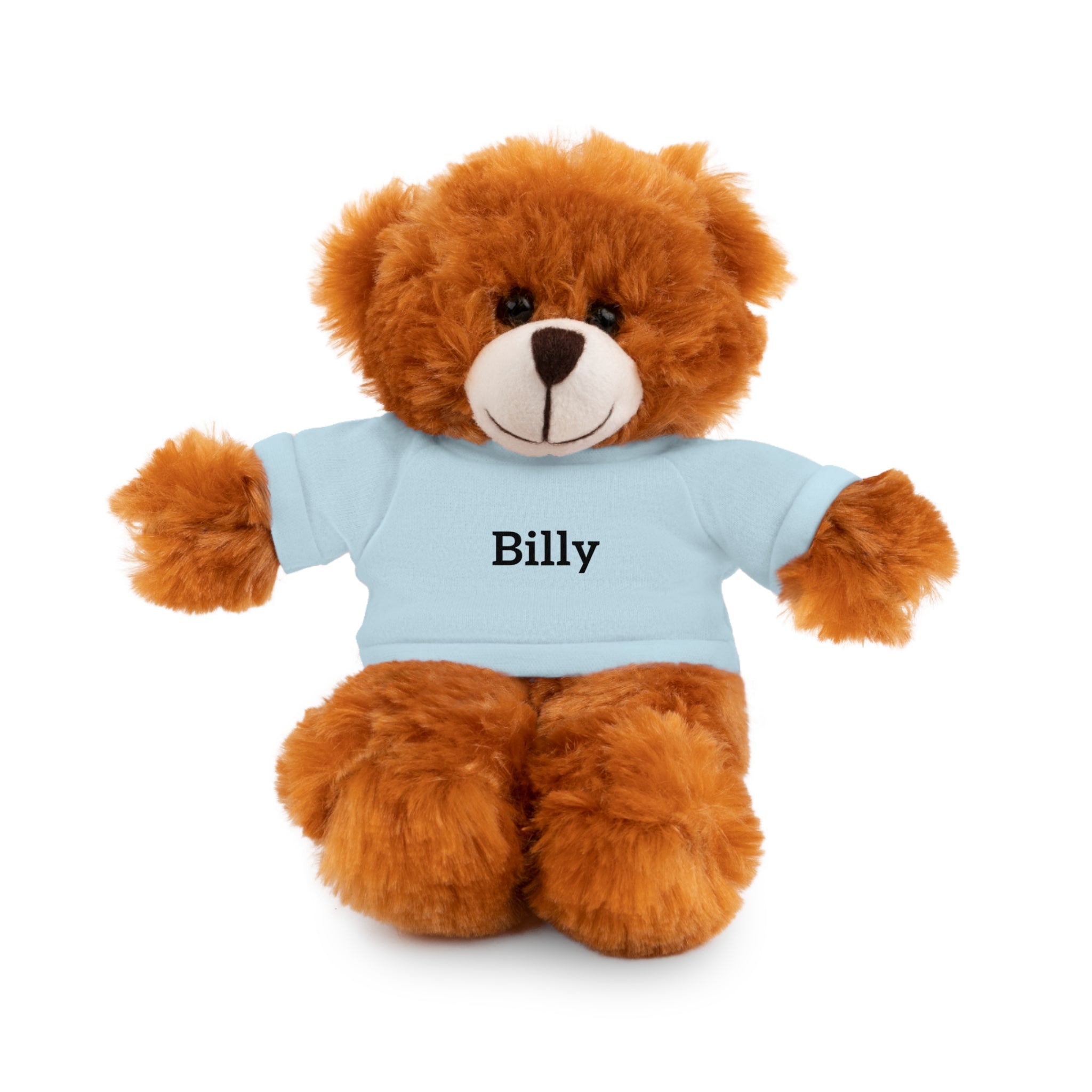 Personalized Stuffed Animal with Tee — Custom Name Plush