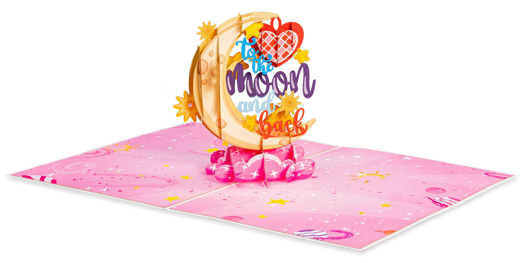 Ich liebe Dich bis zum Mond und zurück - 5" x 7"