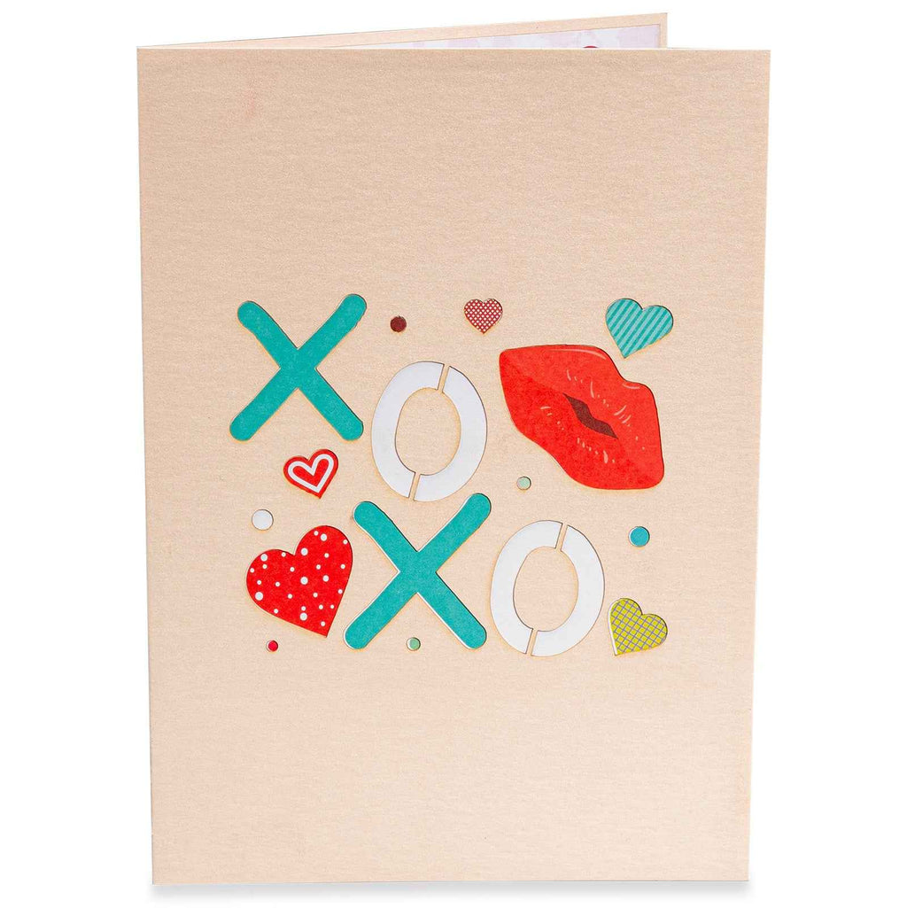 XOXO Umarmungen & Küsse Pop-Up Valentinstag Pop-Up Karte