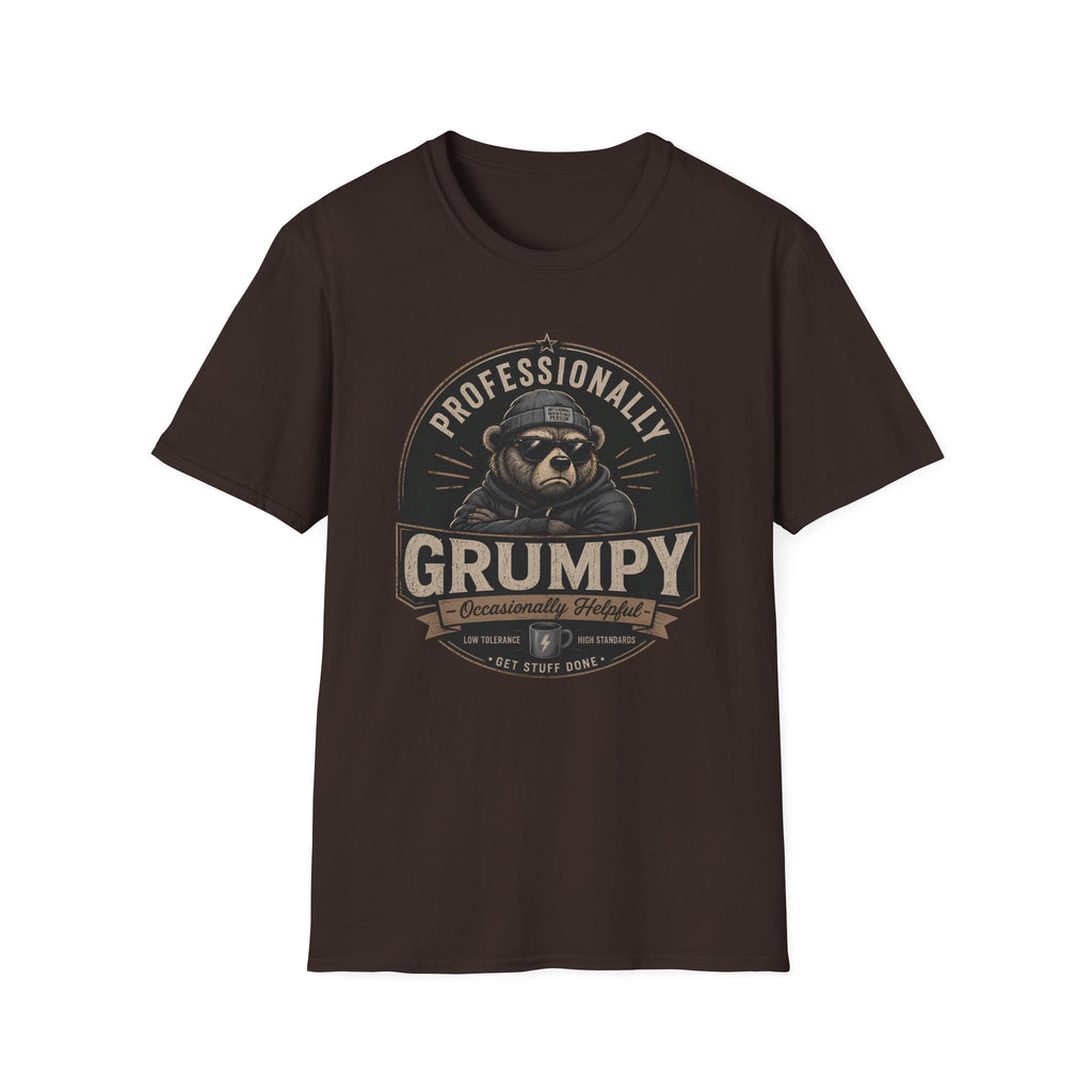 Professionally Grumpy Dad T-Shirt — Funny Father's Day Tee