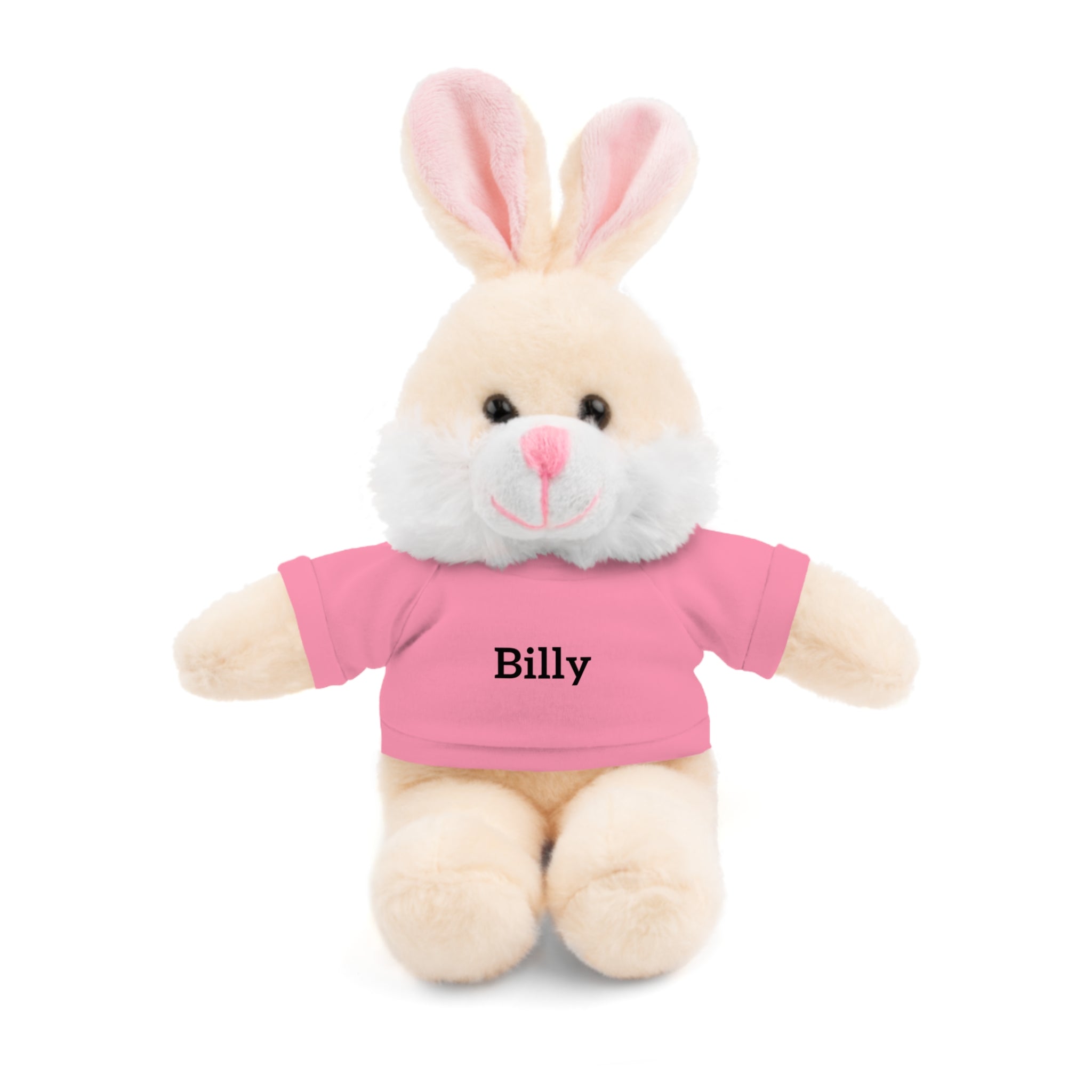 Personalized Stuffed Animal with Tee — Custom Name Plush