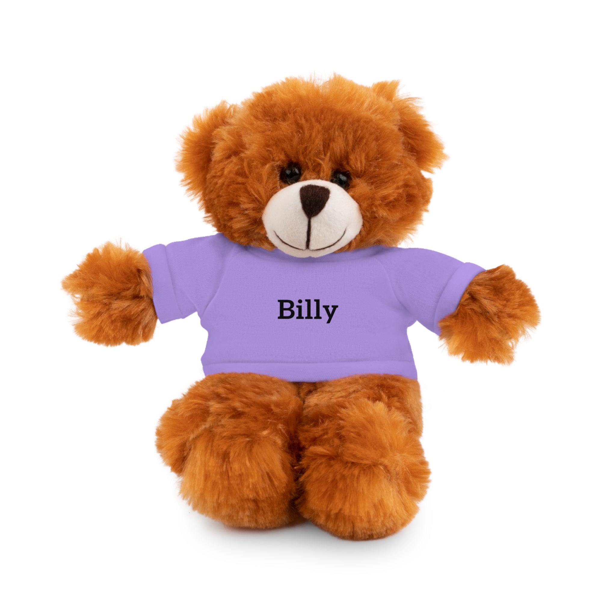 Personalized Stuffed Animal with Tee — Custom Name Plush