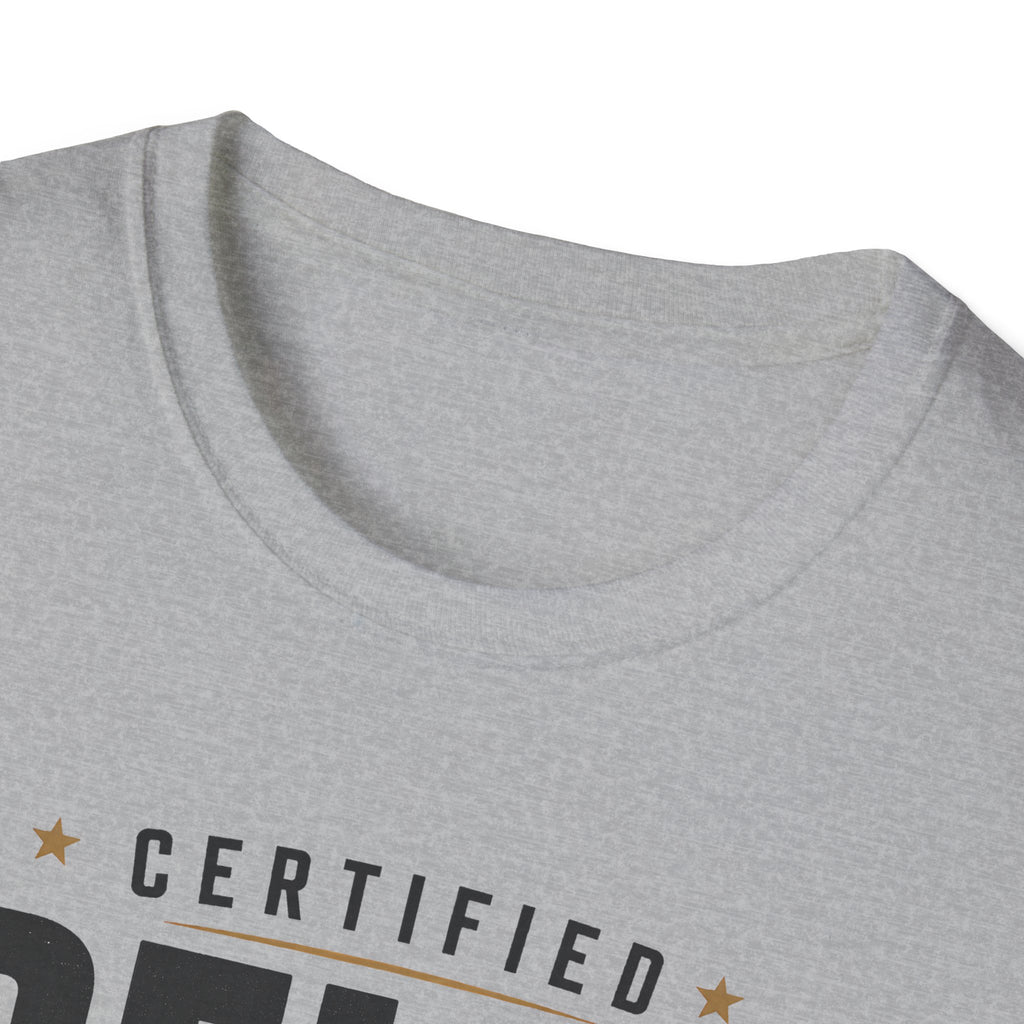 Certified Belly Mechanic Shirt – Funny Dad Mechanic Tee, Blue Collar Humor T-Shirt