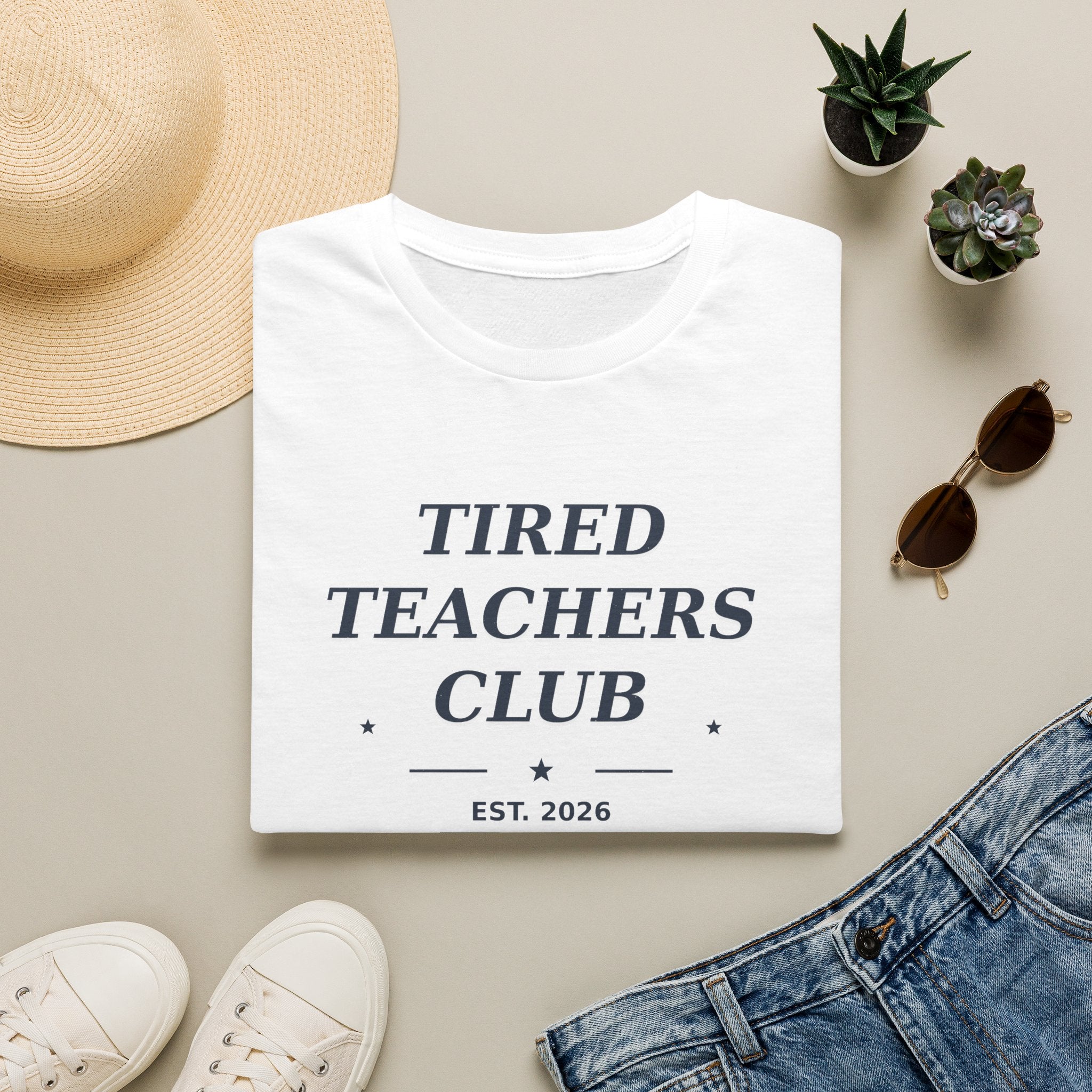 Teacher Graphic Tee Unisex — Classroom Social Club Vintage Comfort T-Shirt 6 phrases 6 different colors