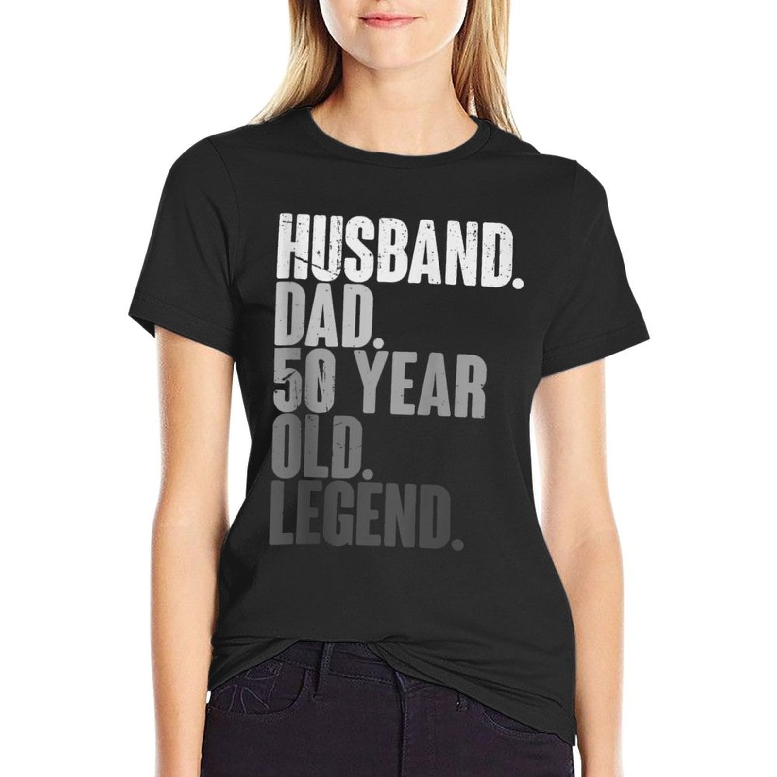 Funny 50th Birthday Decoration Gift Husband Vintage Dad 1973  Summer-ready Fabric T-Shirt