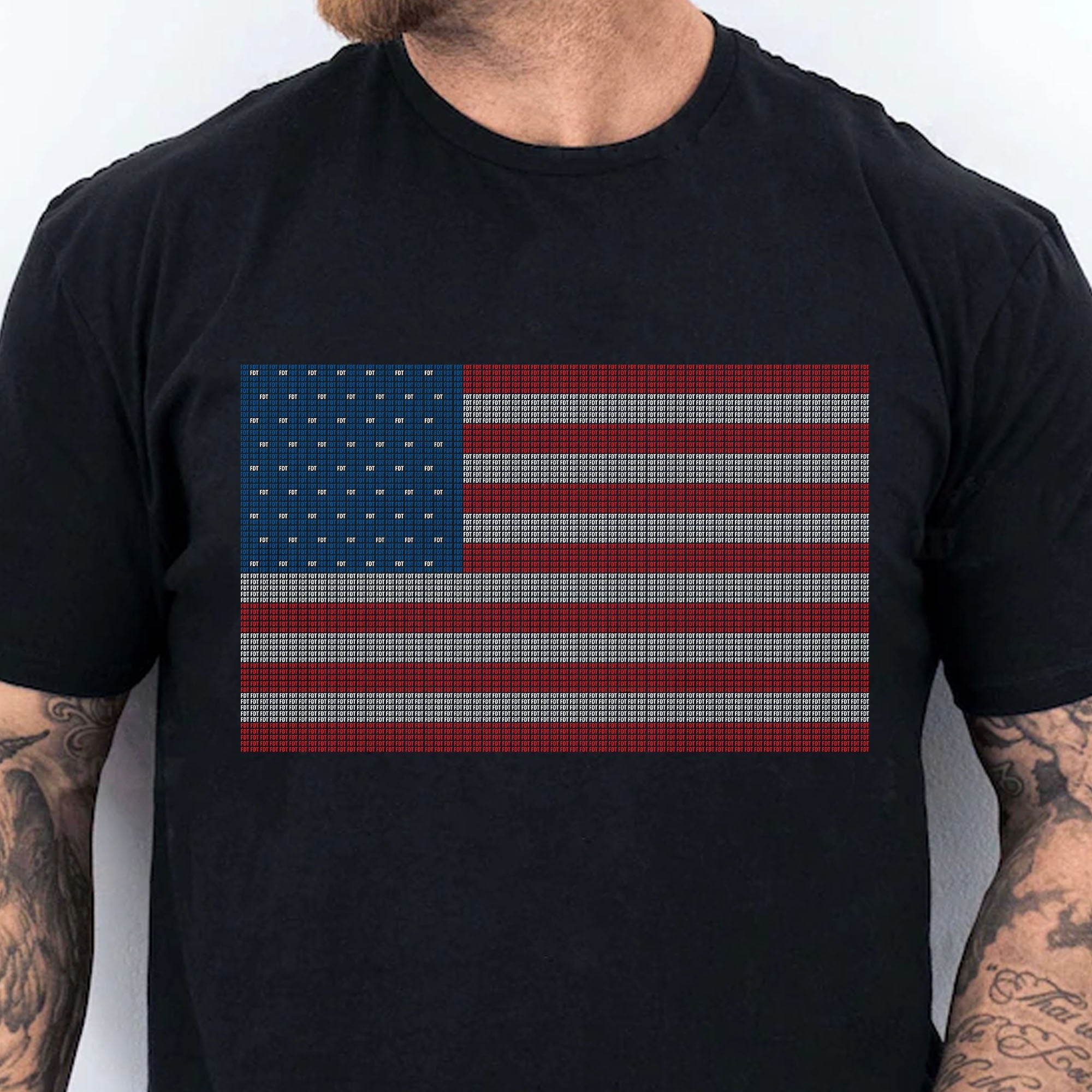 Dezentes FDT-USA-Flagge-Shirt | USA-Flagge-Shirt zum 4. Juli | Anti-Trump Politisches Shirt | Independence Day Shirt 682549