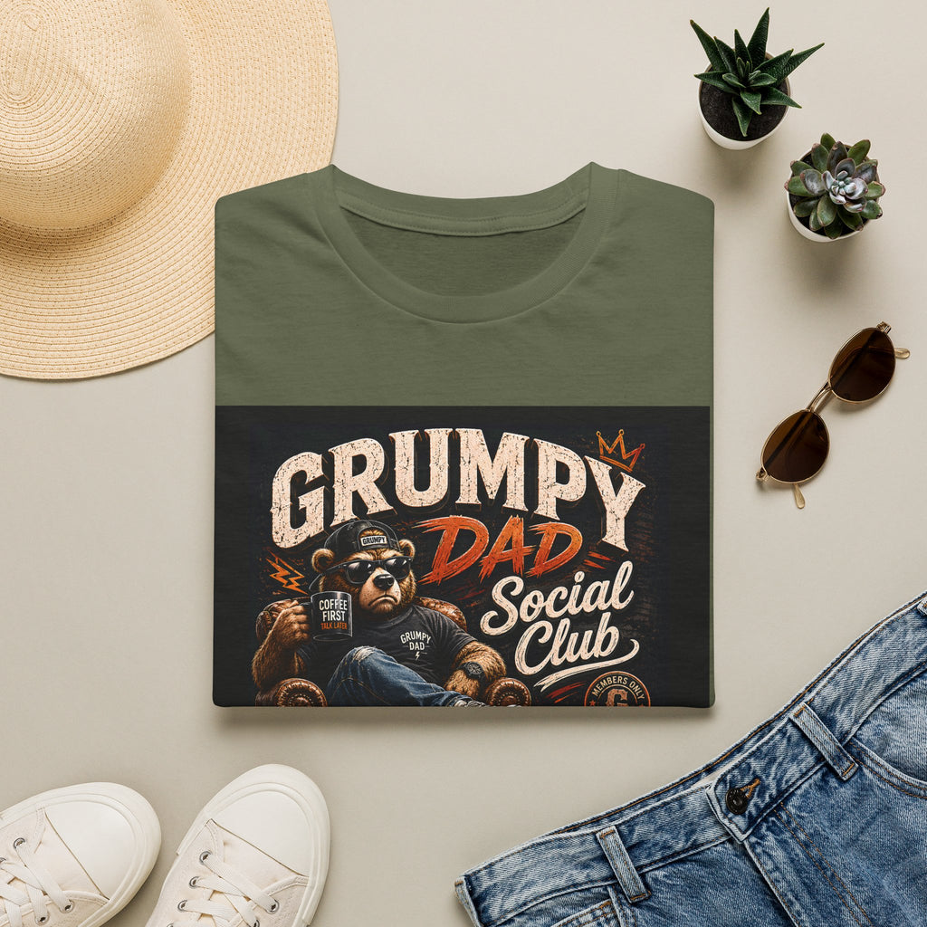 Grumpy Dad Social Club T-Shirt — Funny Fathers Day Tee