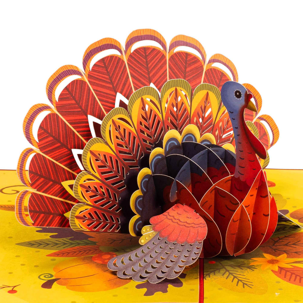 Truthahnpastete für Thanksgiving Pop-Up-Karte