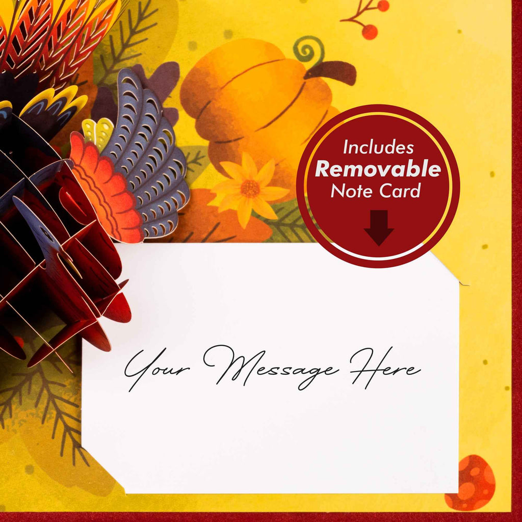 Truthahnpastete für Thanksgiving Pop-Up-Karte