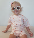 Shorts-Set aus Bio-Baumwolle mit Erdbeerdruck