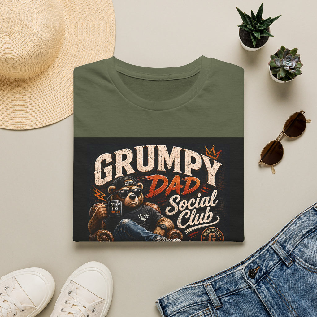 Grumpy Dad Social Club T-Shirt — Funny Fathers Day Tee