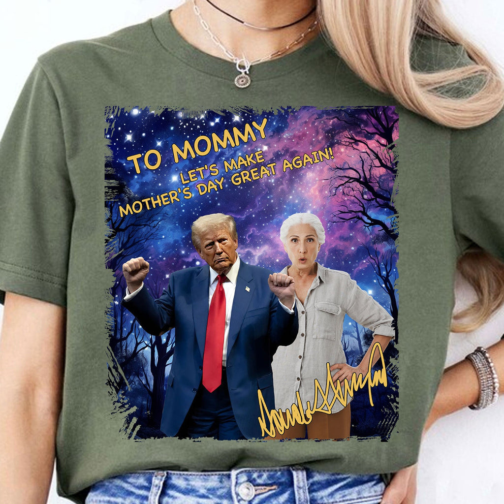 Mein Papa mit Donald Trump benutzerdefiniertes Foto-Shirt, Vatertags-Shirt, Vatertagsgeschenke, Trump 2025 Shirt 682049 - GOP