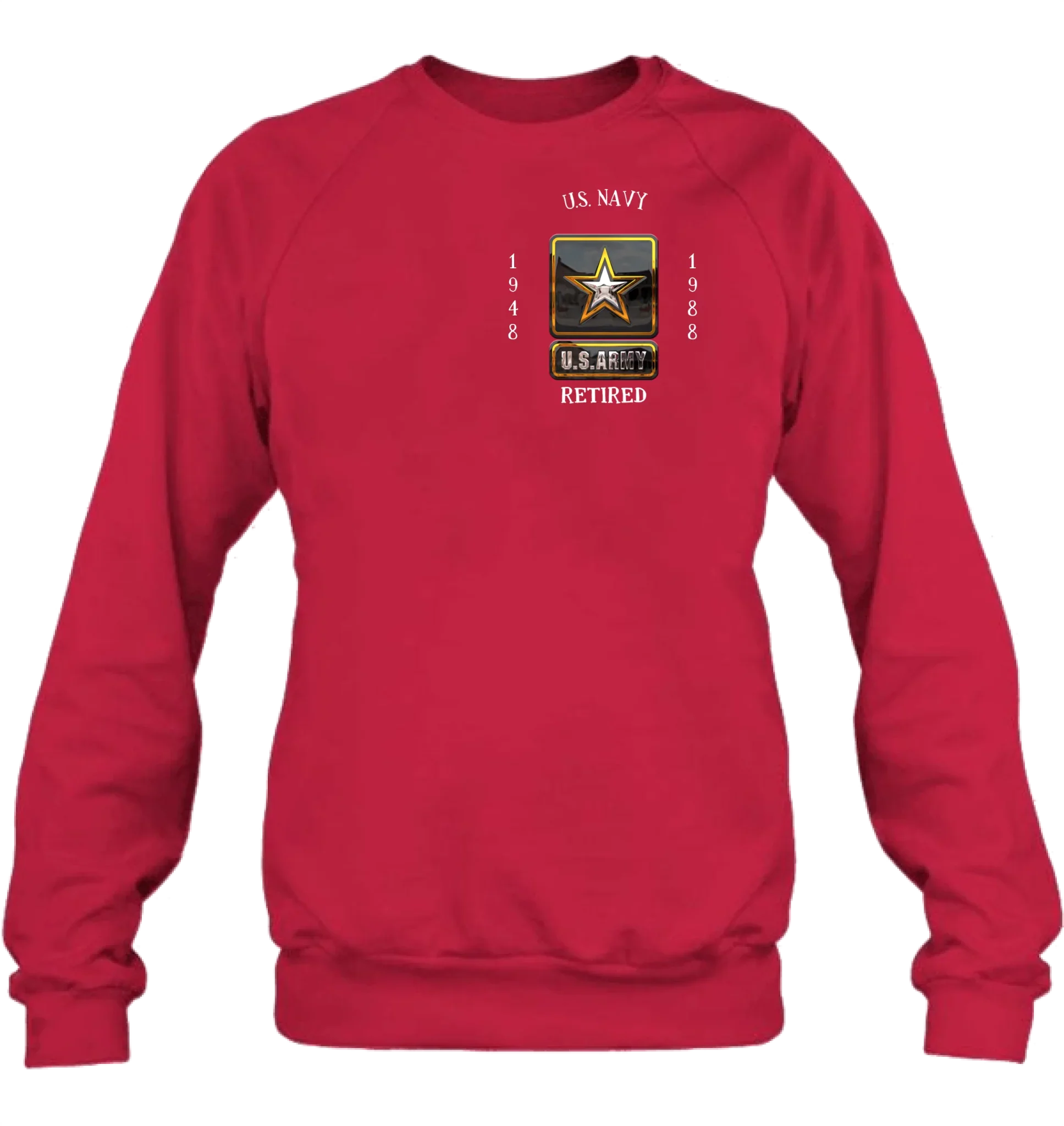 Personalized Retired Veteran Shirt/Hoodie - Father's Day Gift Idea for Veteran