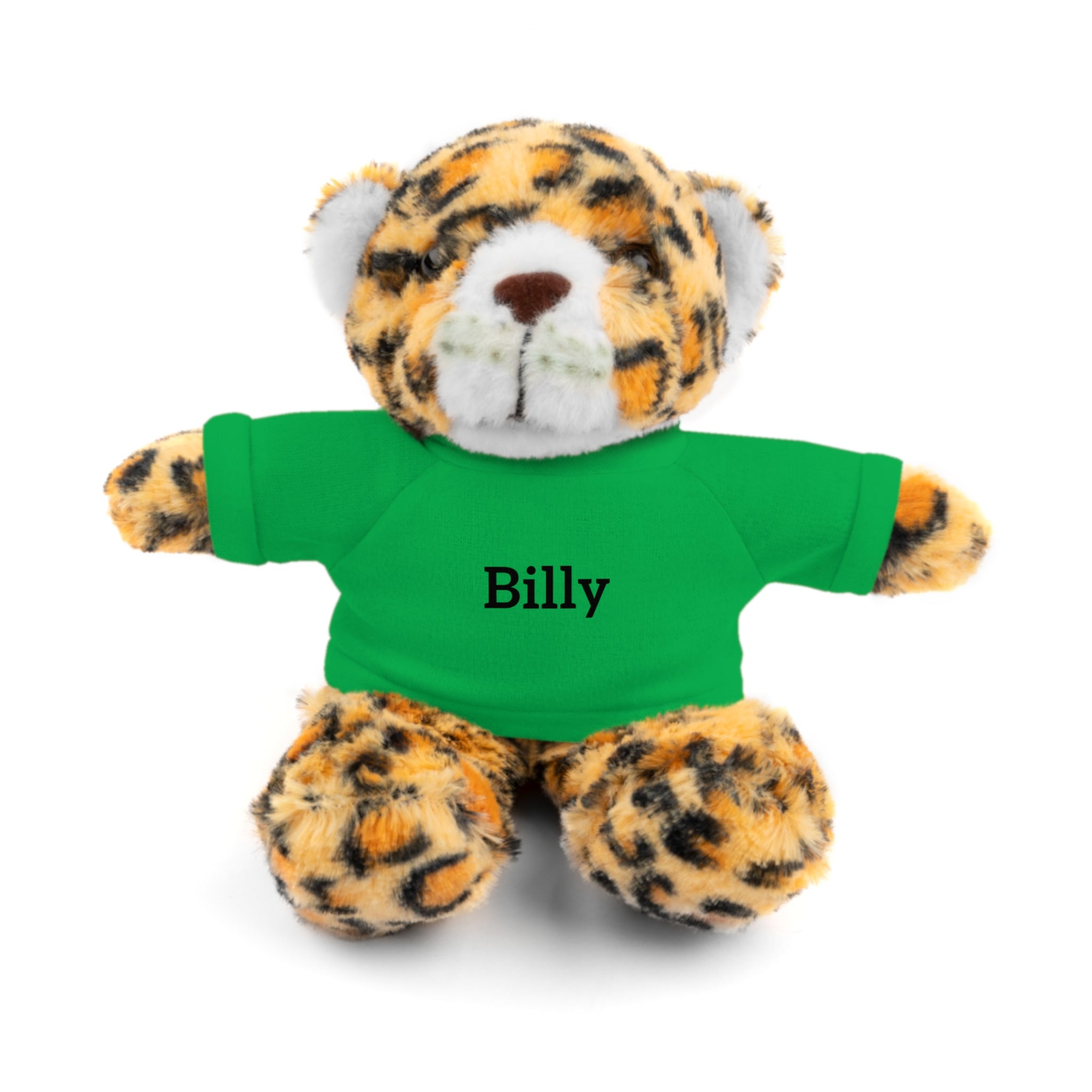 Personalized Stuffed Animal with Tee — Custom Name Plush