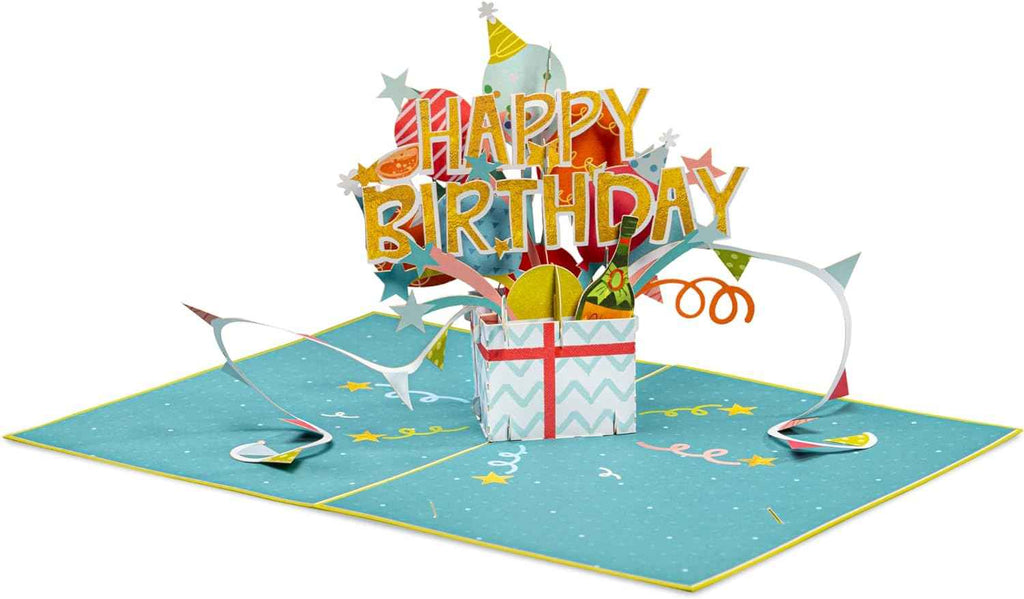 Happy Birthday Box Pop-up-Karte