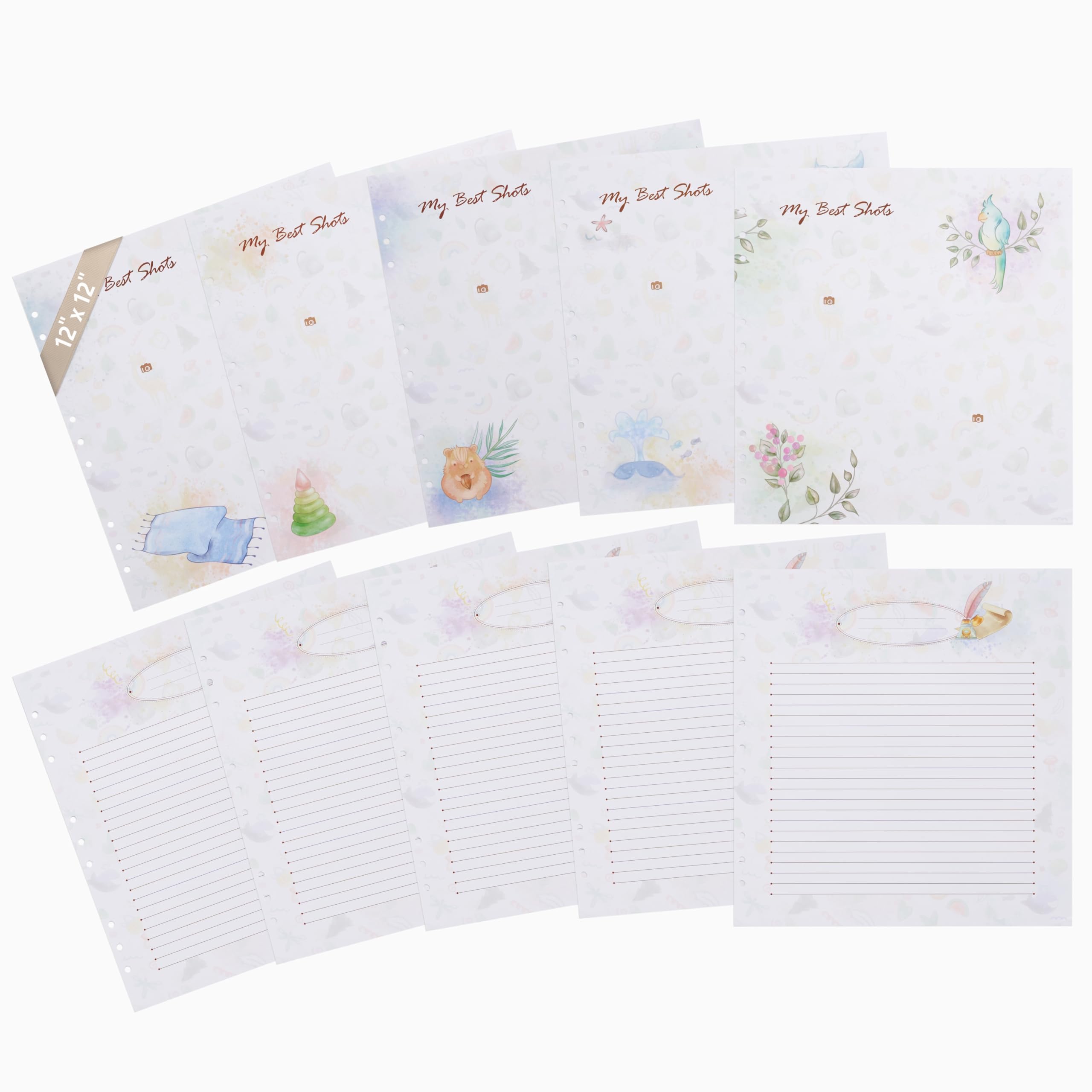Keepsake Baby Memory Book — Leather-Bound Milestone Journal for Boys & Girls
