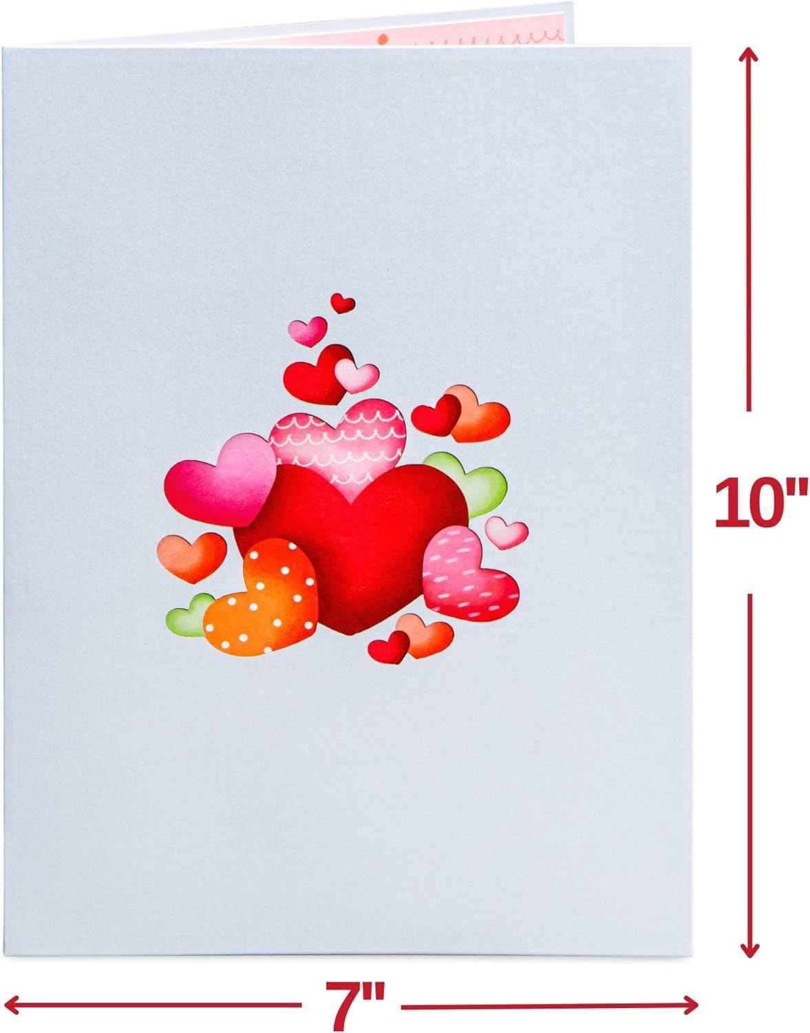 Herzbaum überdimensionale Pop-up-Karte mit Erinnerungsstück