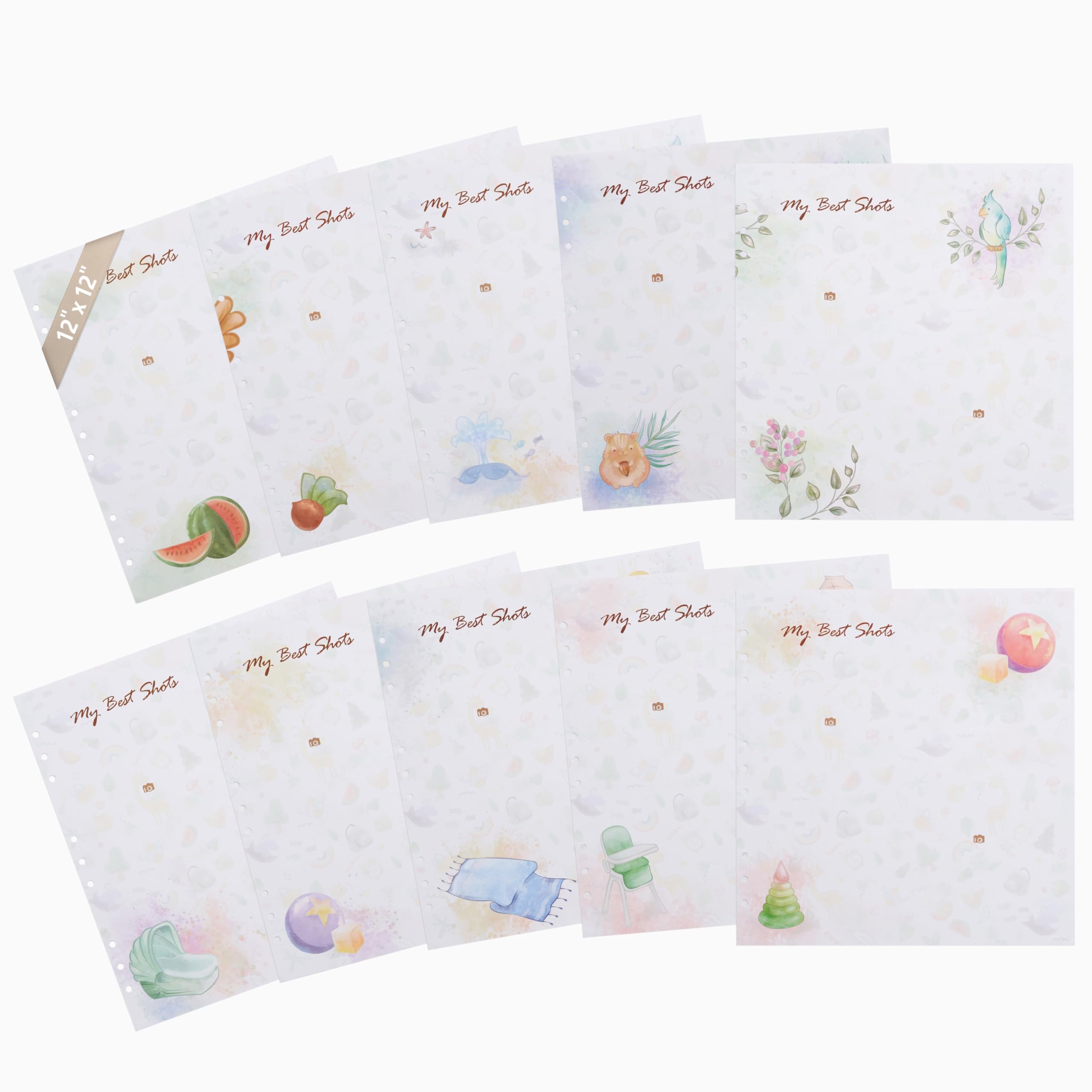 Keepsake Baby Memory Book — Leather-Bound Milestone Journal for Boys & Girls