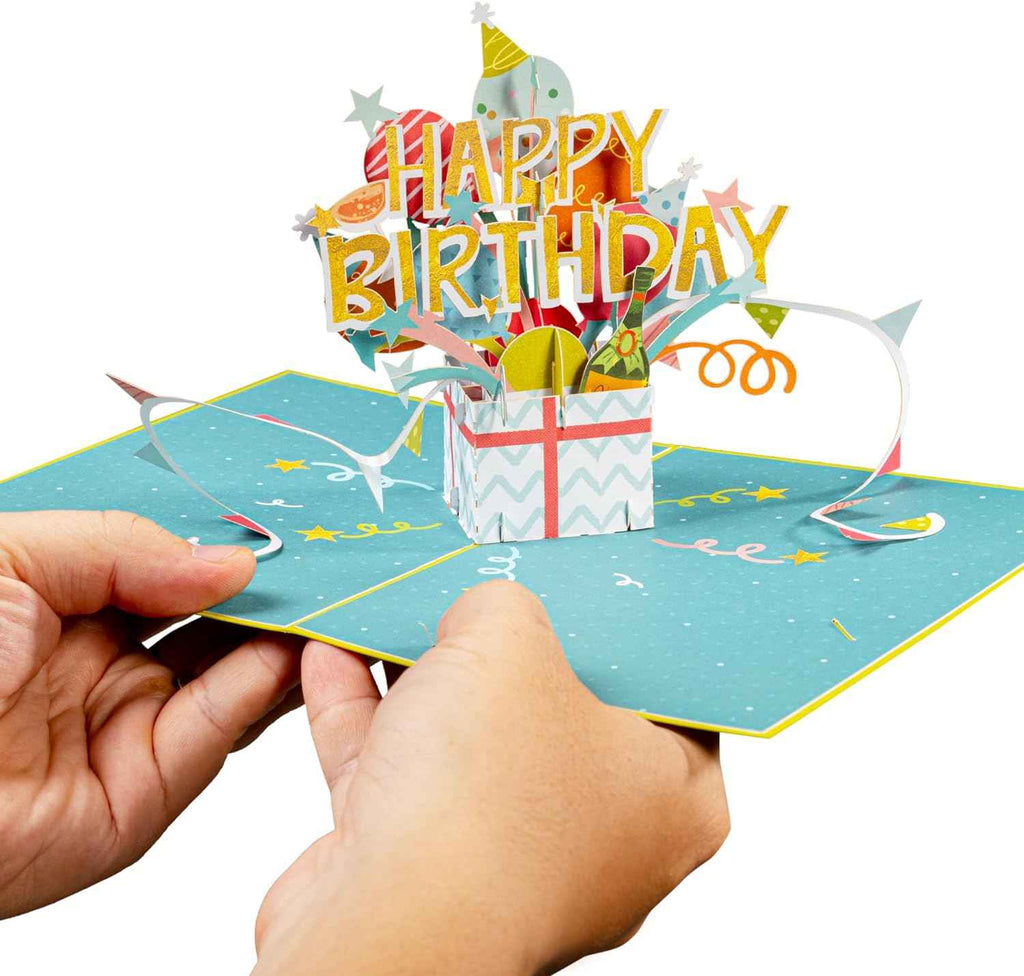 Happy Birthday Box Pop-up-Karte