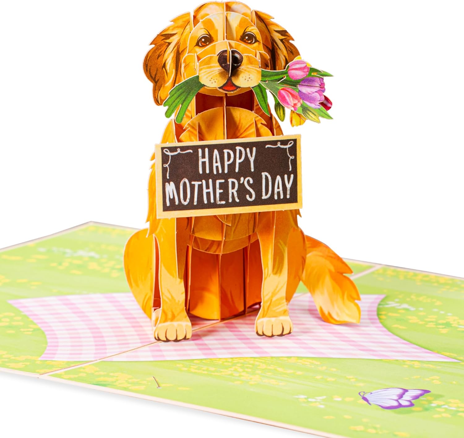 Happy Mother's Day Dog 3D Pop Up Card – 5" x 7"