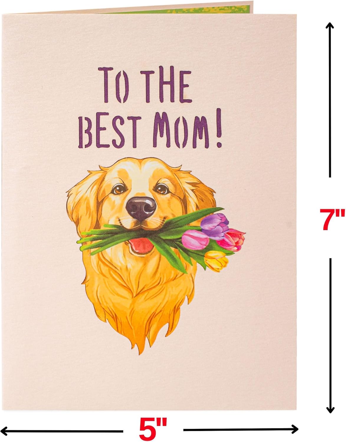 Happy Mother's Day Dog 3D Pop Up Card – 5" x 7"