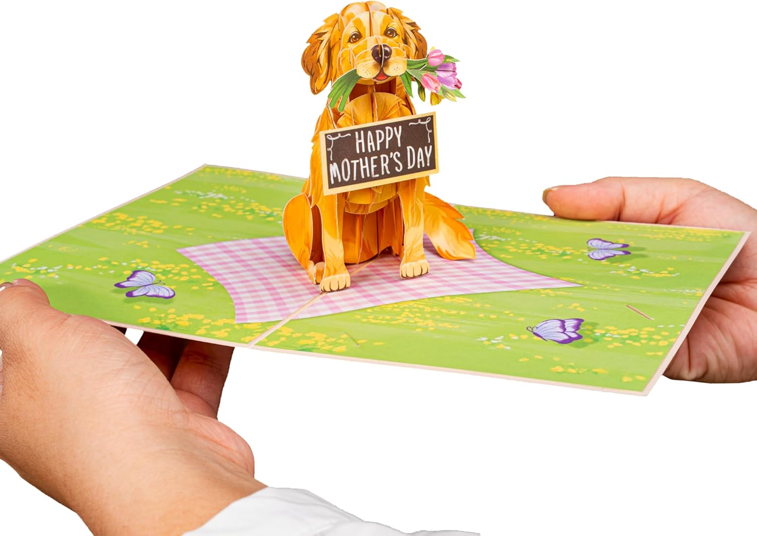 Happy Mother's Day Dog 3D Pop Up Card – 5" x 7"