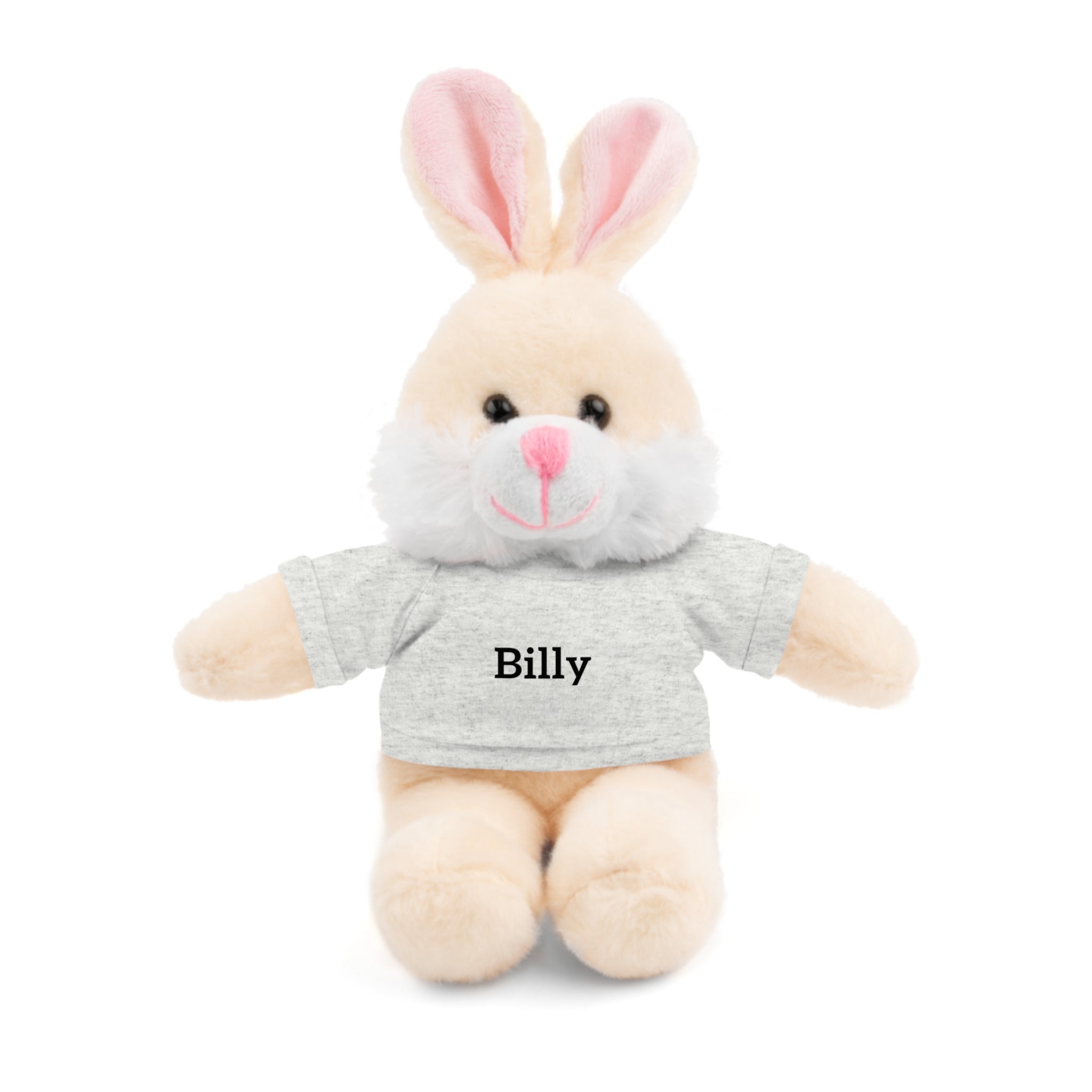 Personalized Stuffed Animal with Tee — Custom Name Plush