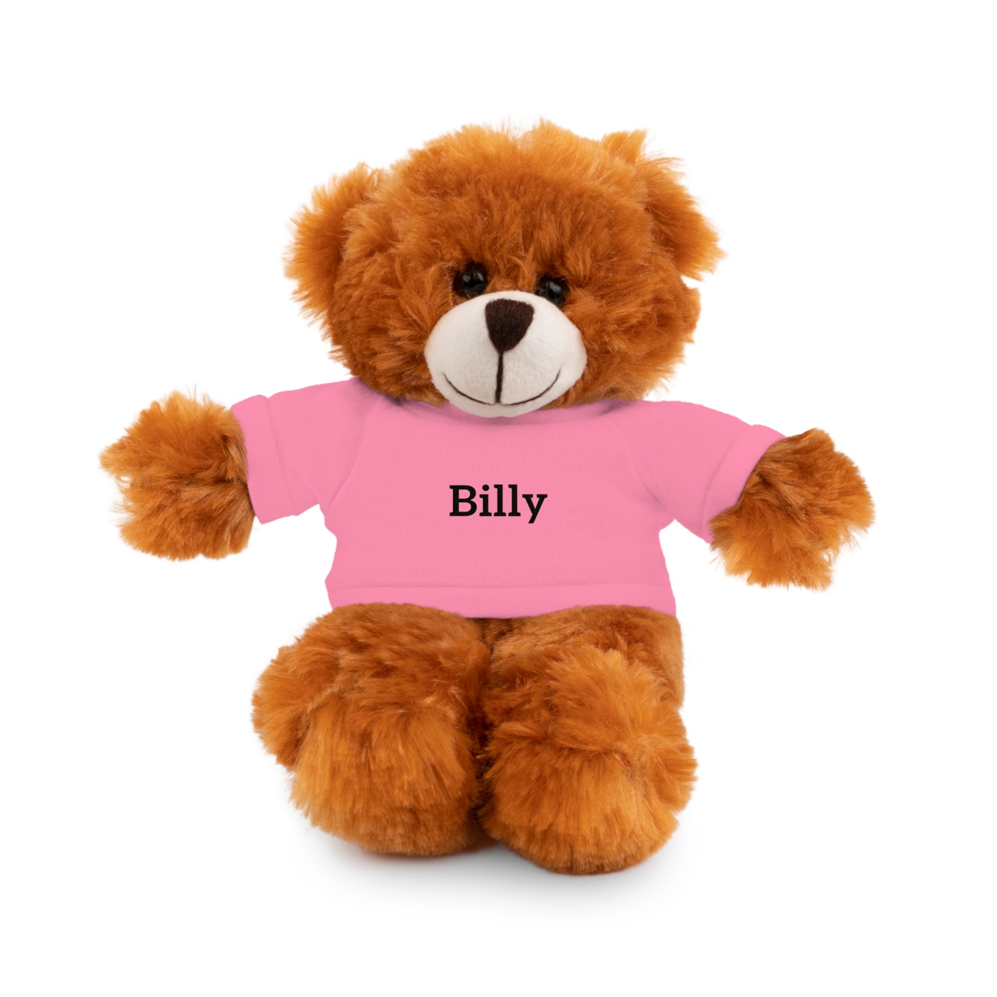 Personalized Stuffed Animal with Tee — Custom Name Plush