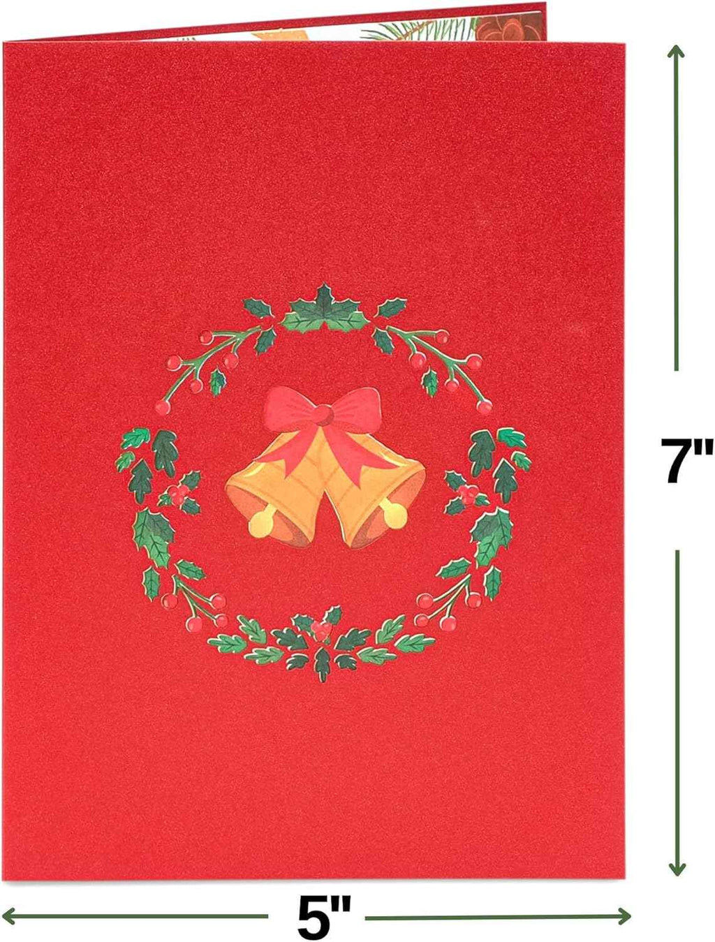 Weihnachtsblumen Pop-Up-Karte