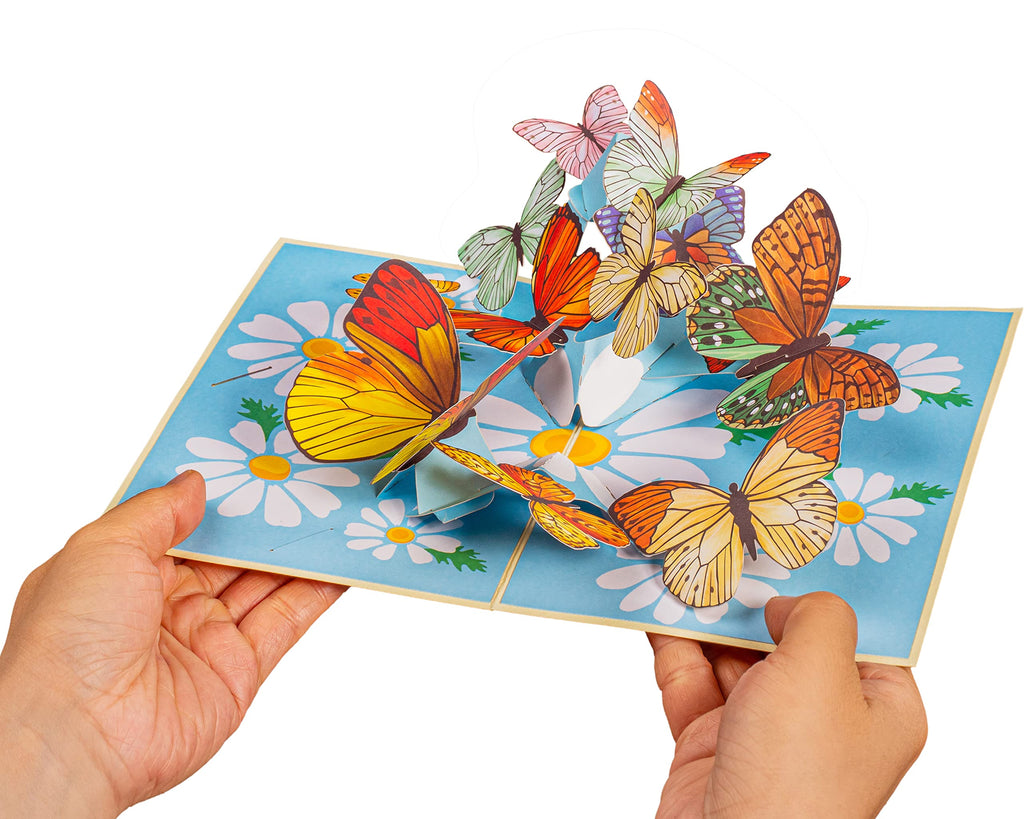 Spring Butterflies 3D Pop Up Card – Eco-Friendly