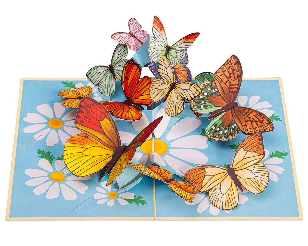 Spring Butterflies 3D Pop Up Card – Eco-Friendly