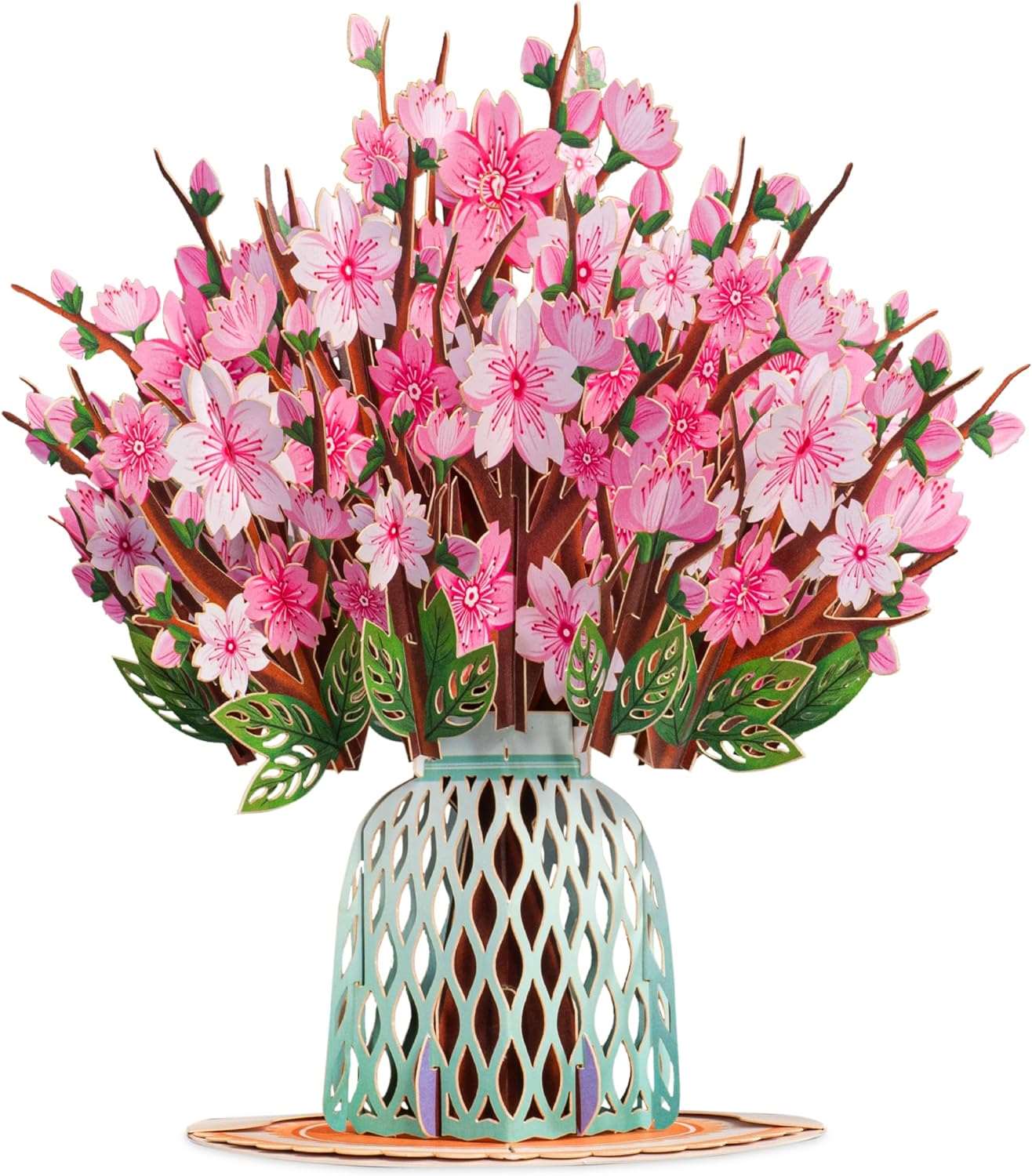 Überdimensionale Pop-up-Karte Kirschblüte mit Erinnerungsstück