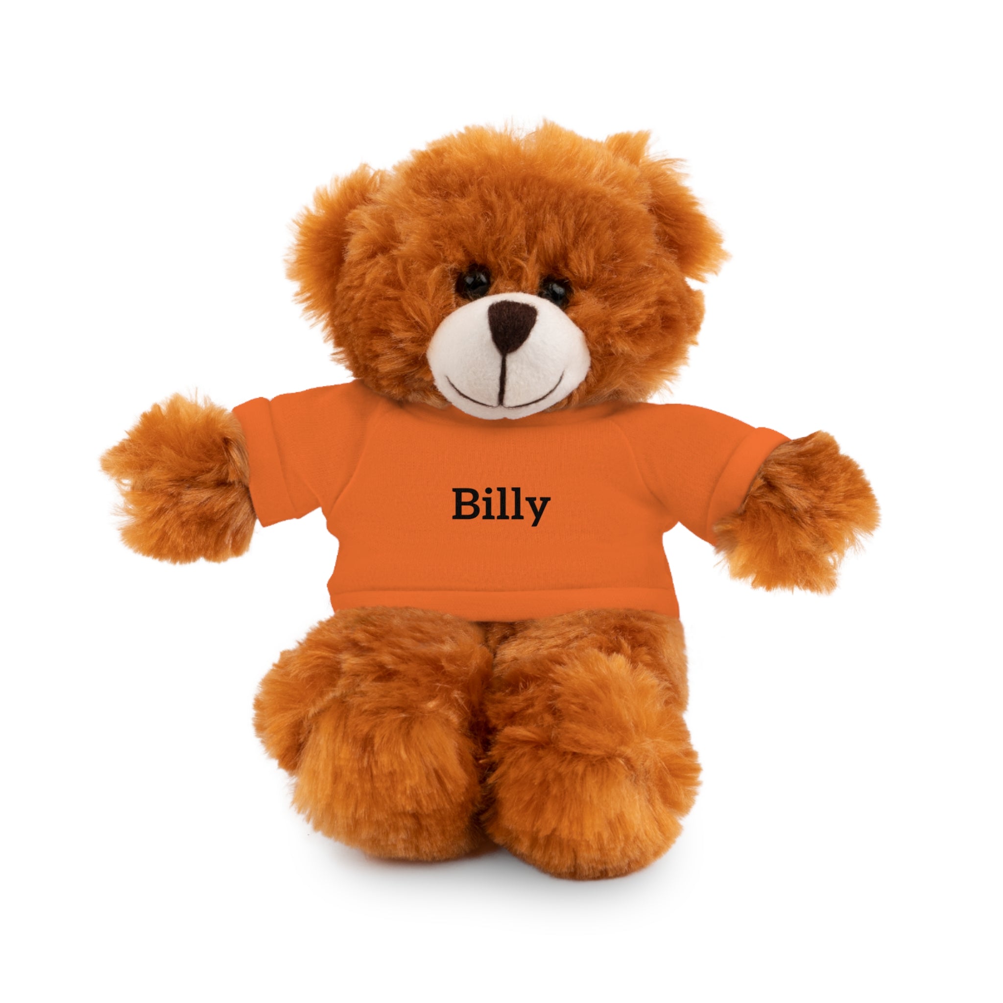 Personalized Stuffed Animal with Tee — Custom Name Plush