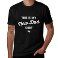 Geschenke für werdende Väter – „This Is My New Dad“ – farbechtes T-Shirt